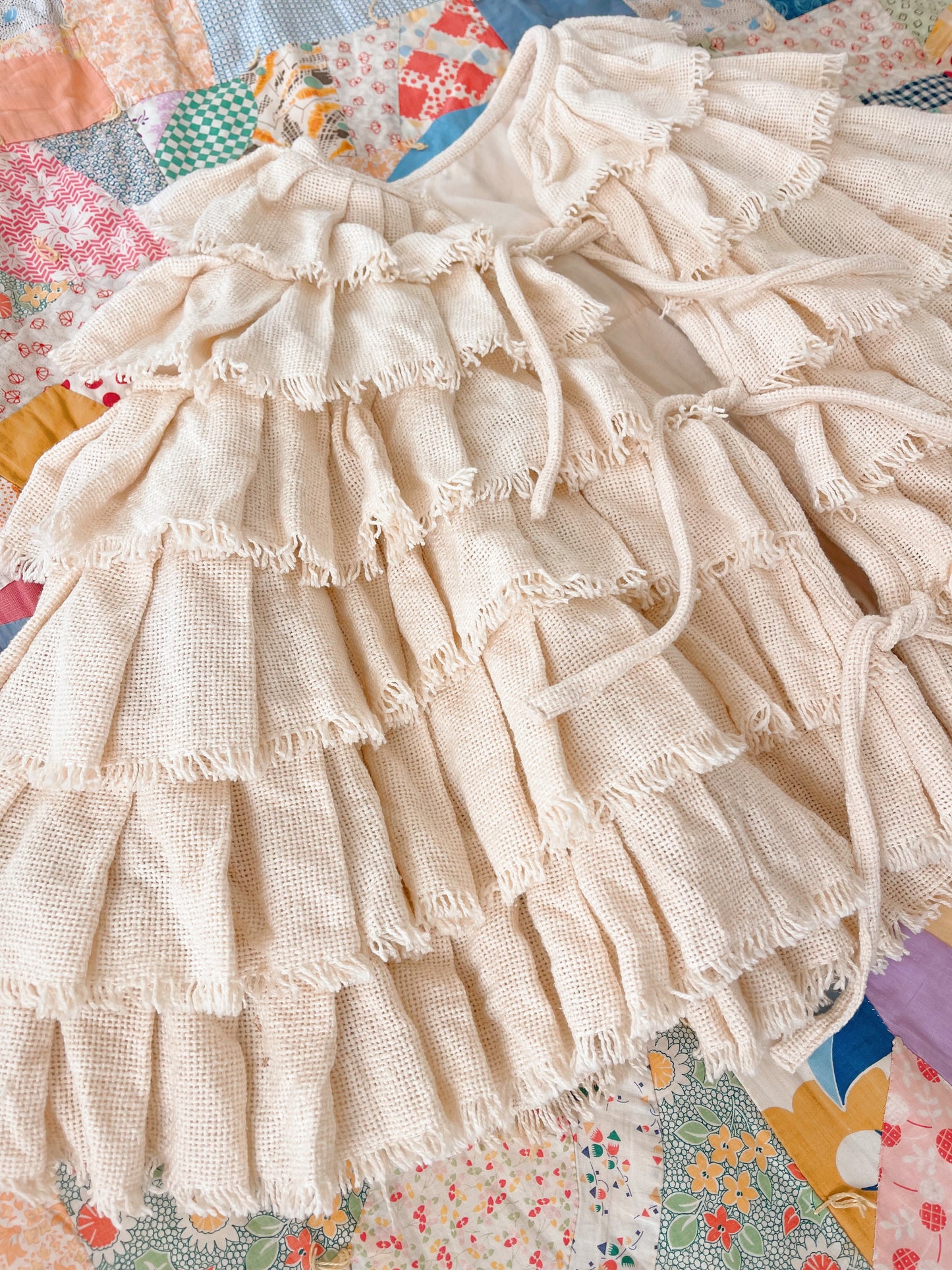 Cotton Tiered Cape Very Cute!