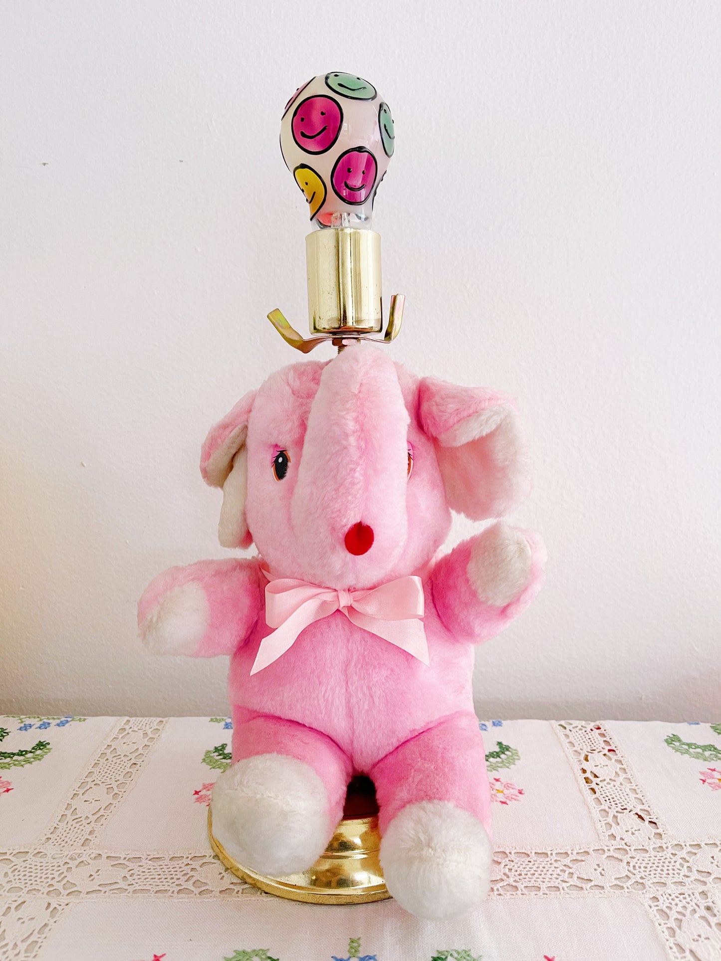 1980’s Plush Stand Lamp.