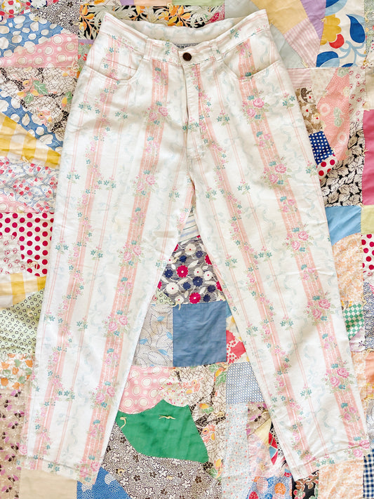 High-Waisted Cotton Lovely Pants