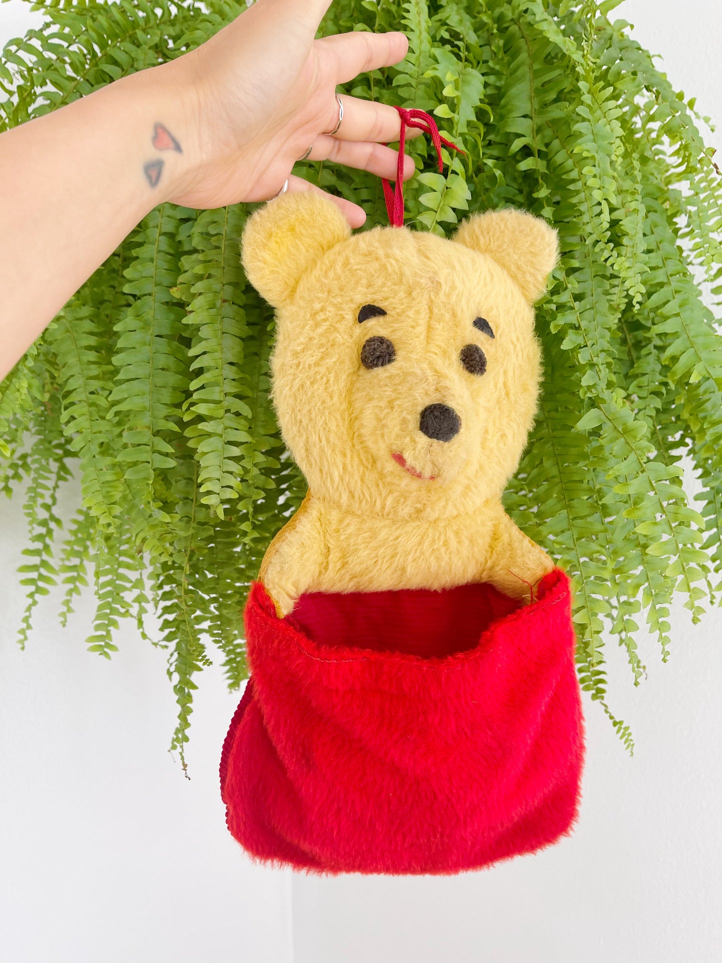 Vintage Pooh Hanging Plush.