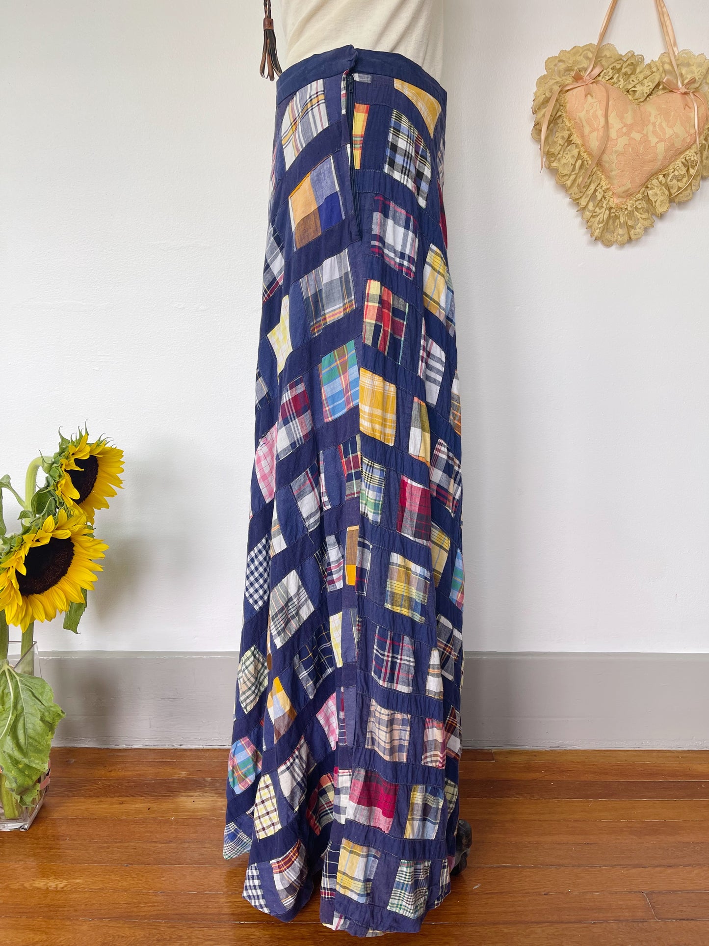 Vintage Patchworks Maxi Skirt