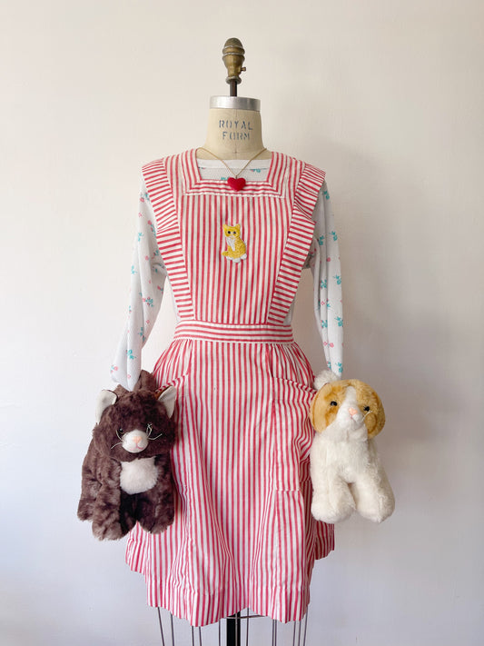 Vintage Candy Stripe Uniform Dress