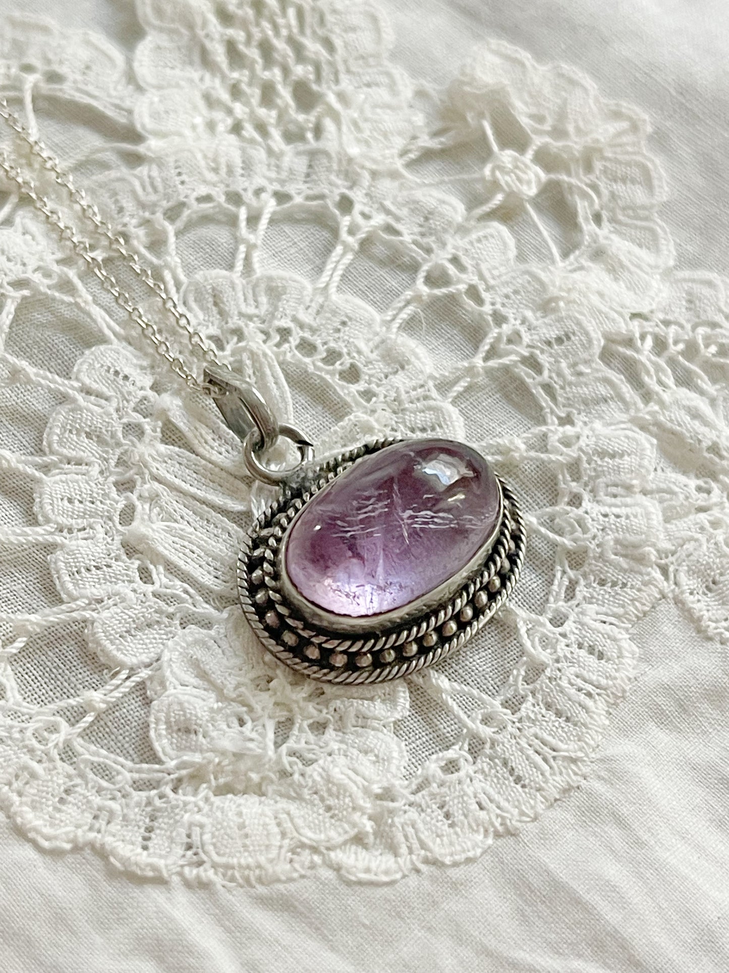 Vintage Amethyst Necklace