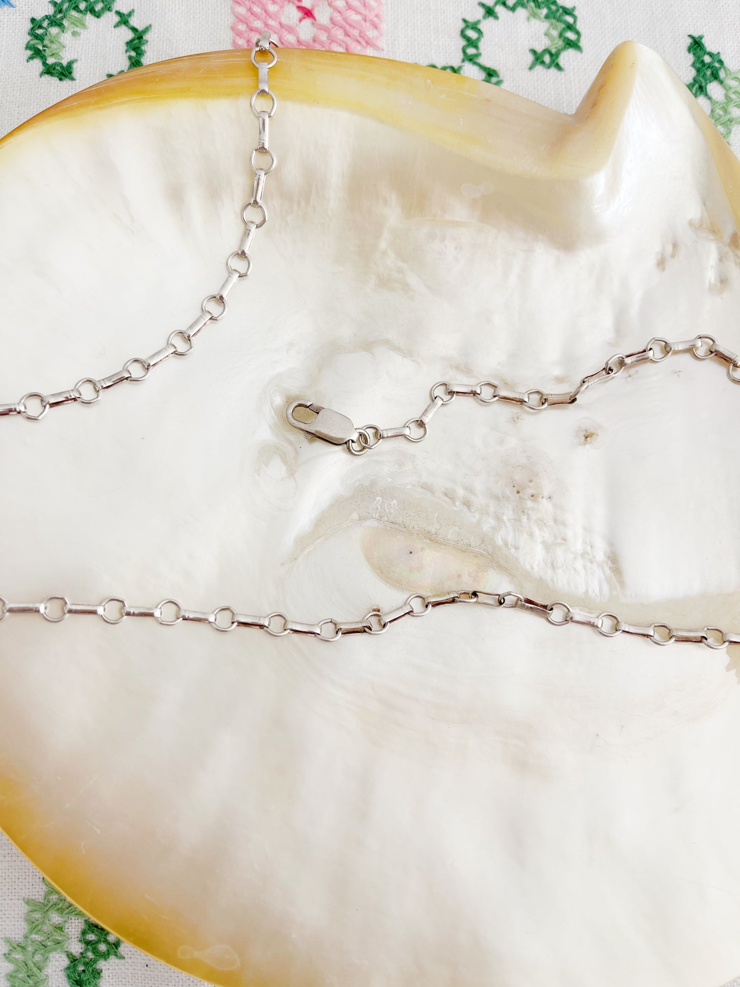 So Long! Silver Chain Necklace.