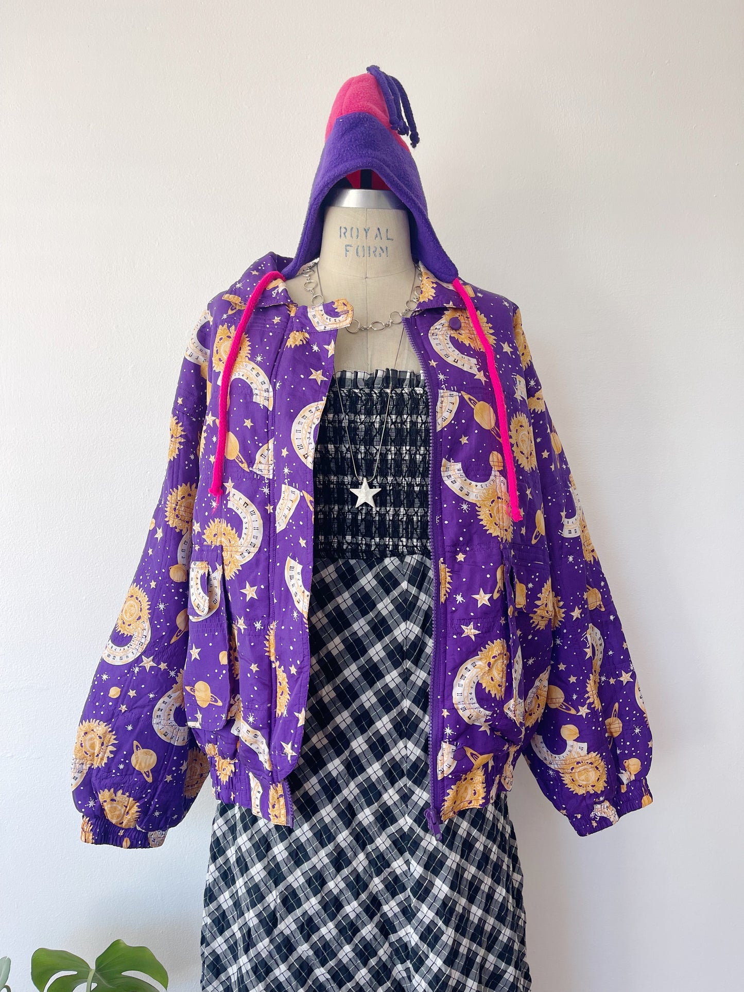 1990s Moon and Sun Silk Blouson