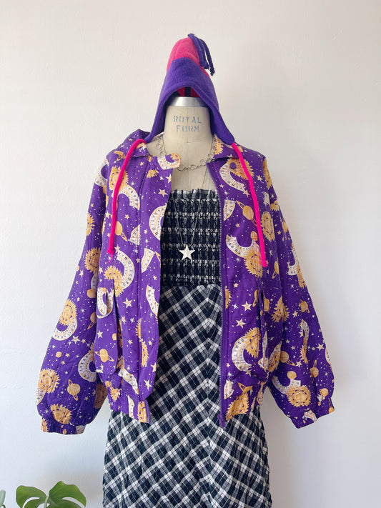 1990s Moon and Sun Silk Blouson