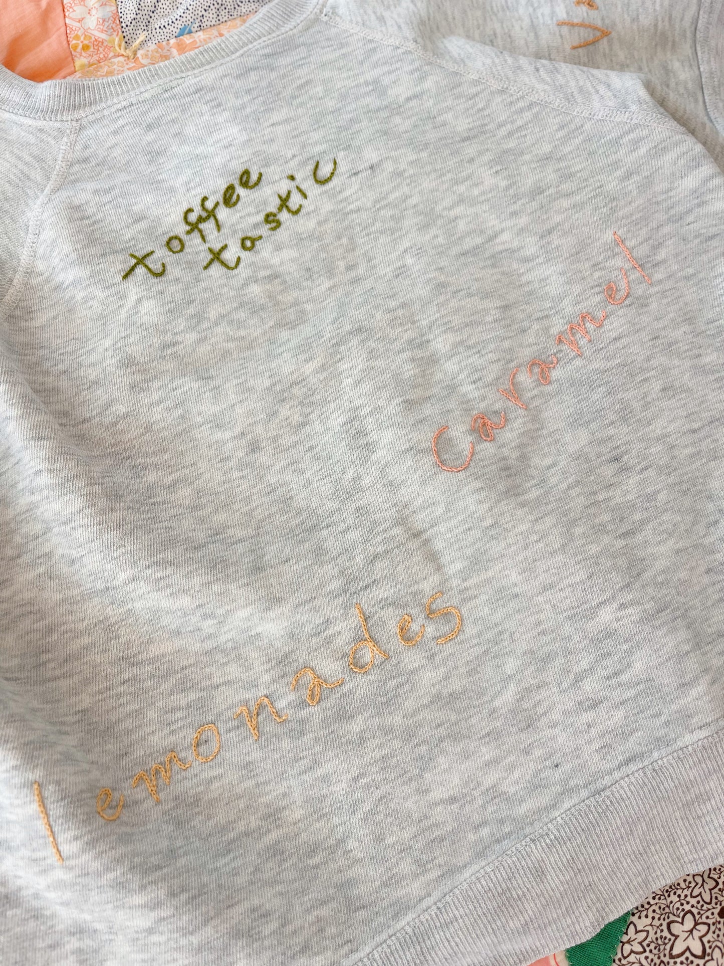 Vintage Remake Embroidered Sweatshirt