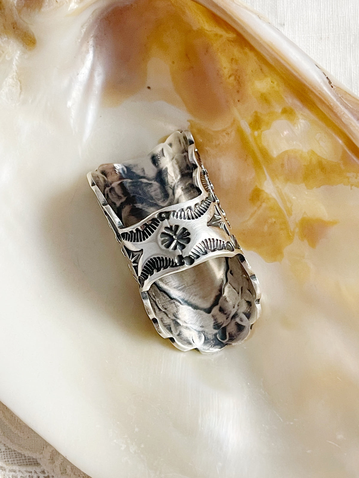 Sunshine Reeves Big Heart Band Ring