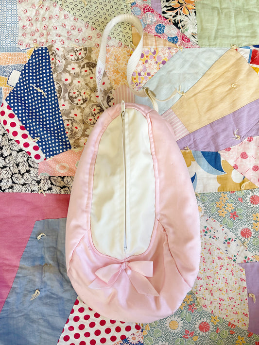 Vintage ballet plush purse bag