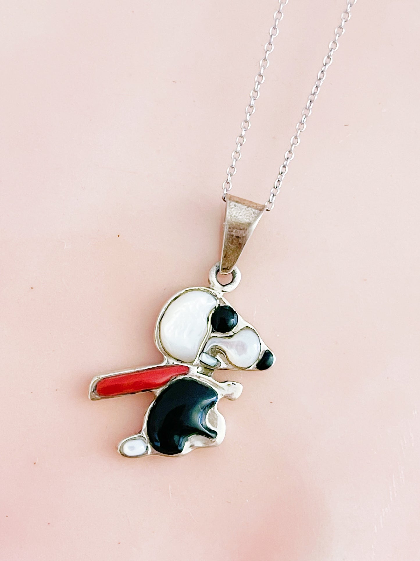 Zuni Flight Snoopy Necklace.