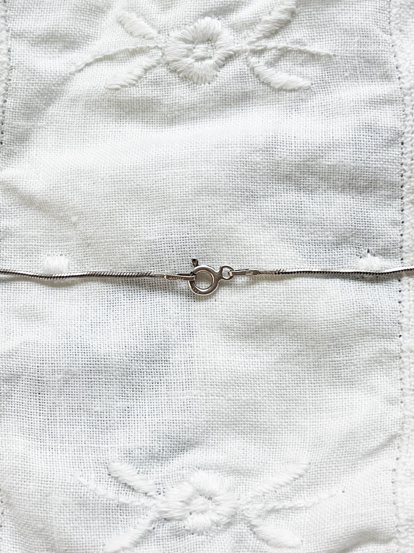 1990s Alien Silver Pin and Necklace