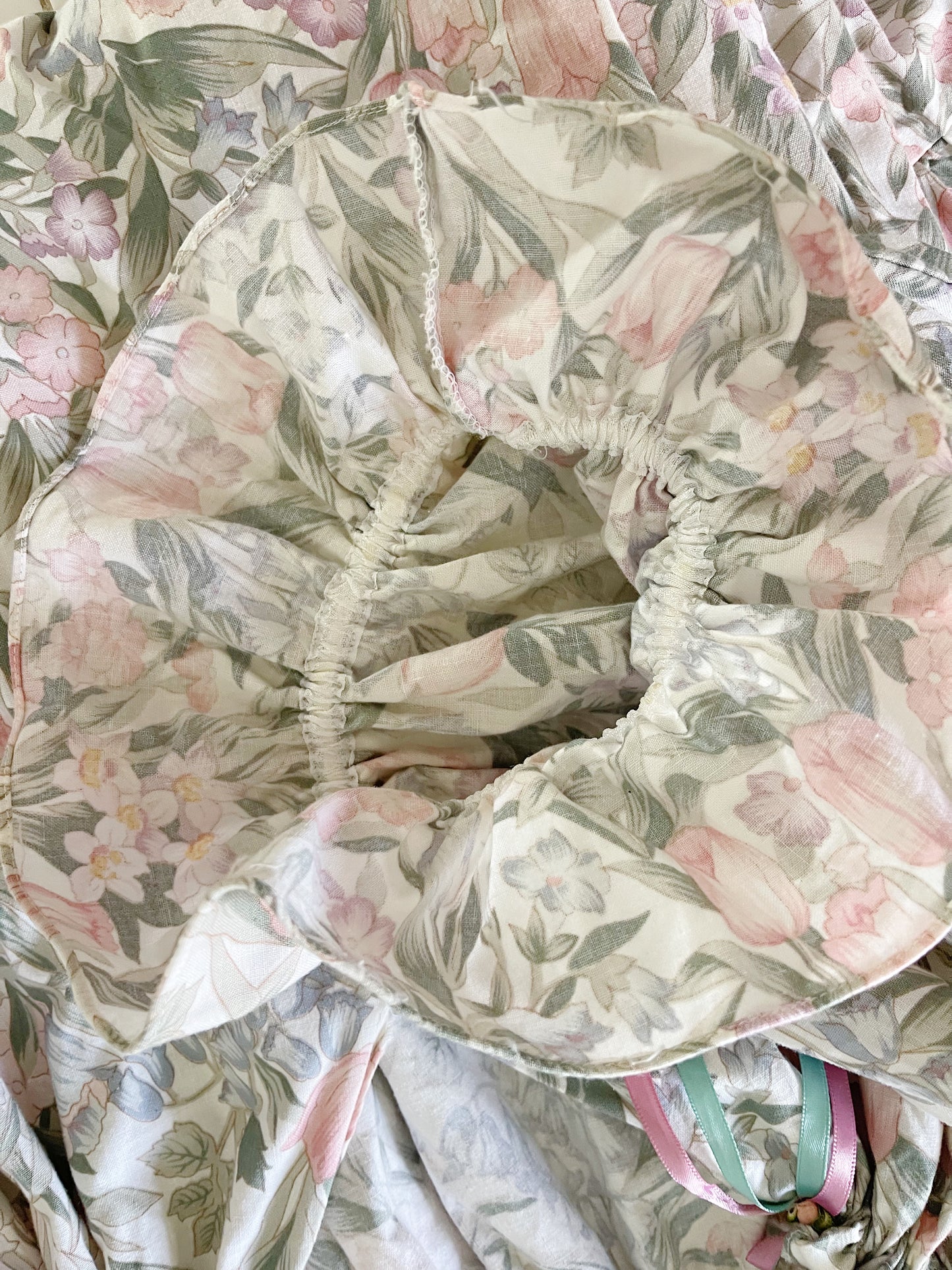 Vintage Cotton Spitz Dog Patched Dress