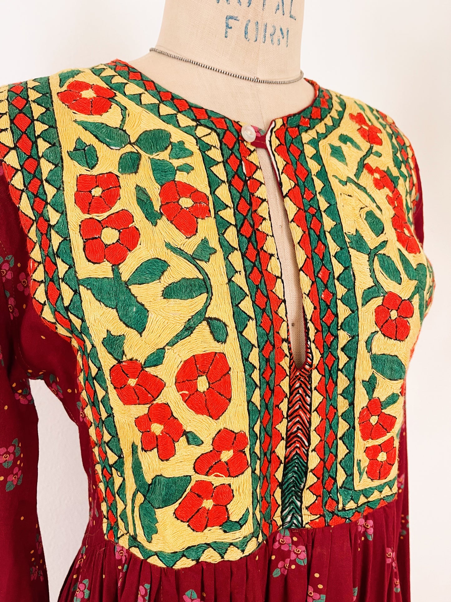 Vintage Afghan Long Dress