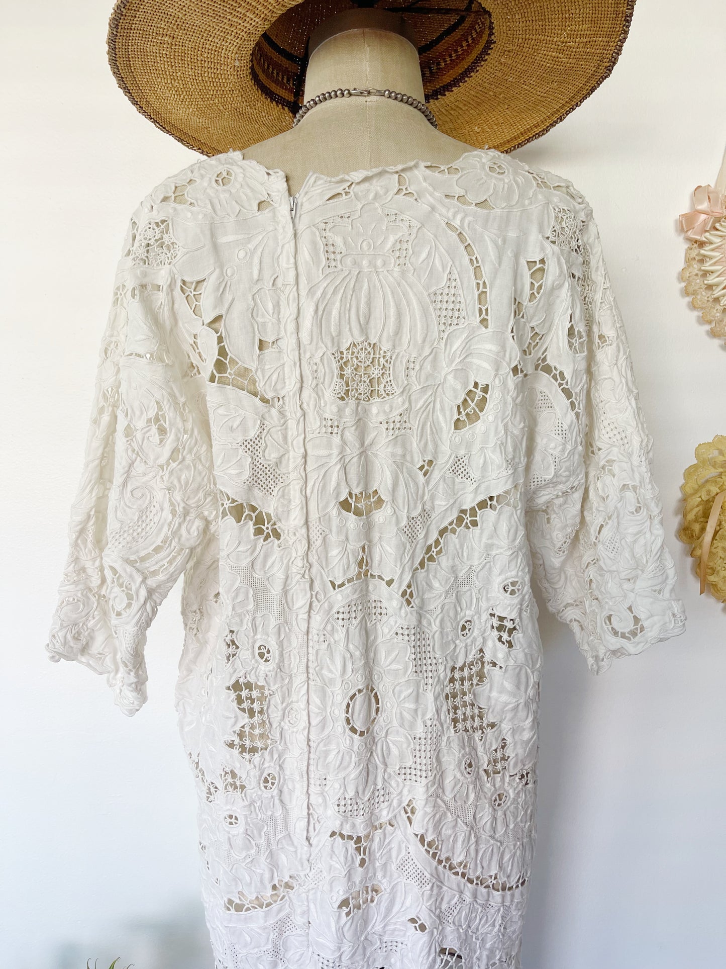 Vintage Cotton Tablecloth Dress