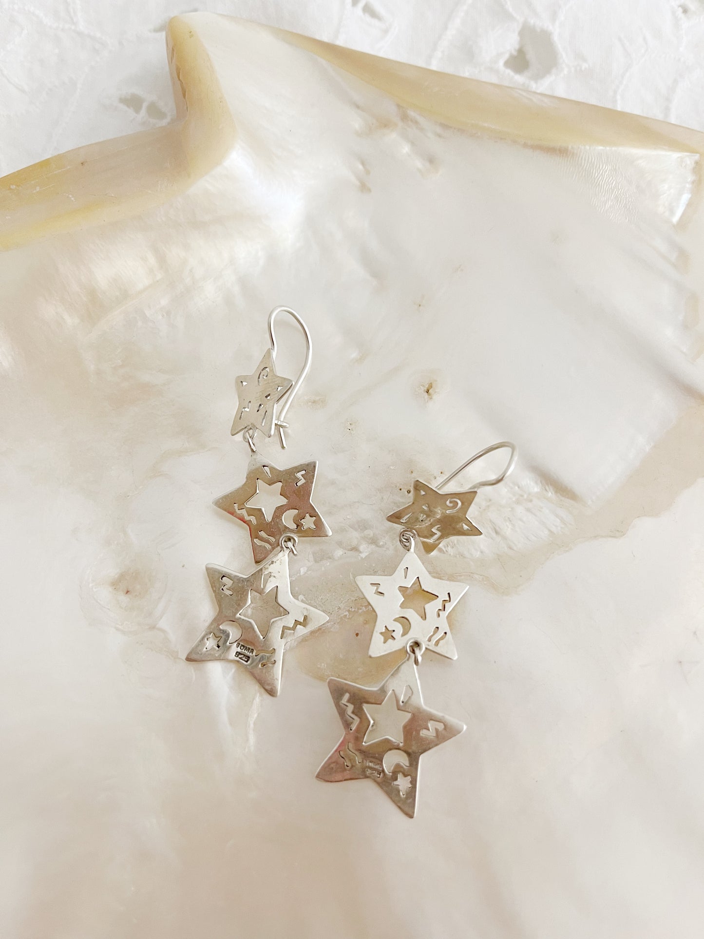 Vintage Stars Silver Pierce.