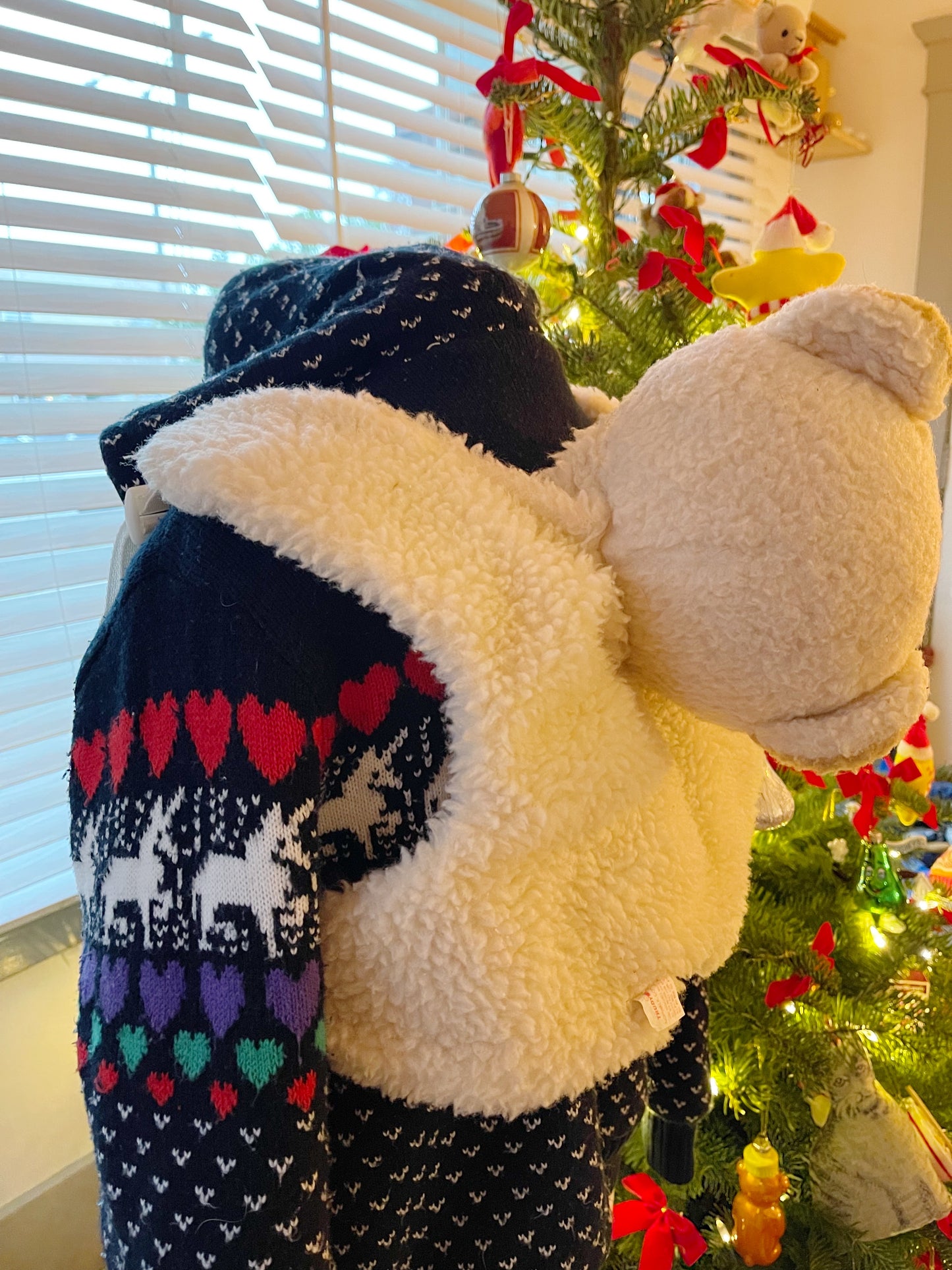 Vintage Snuggle Bear Plush Backpack