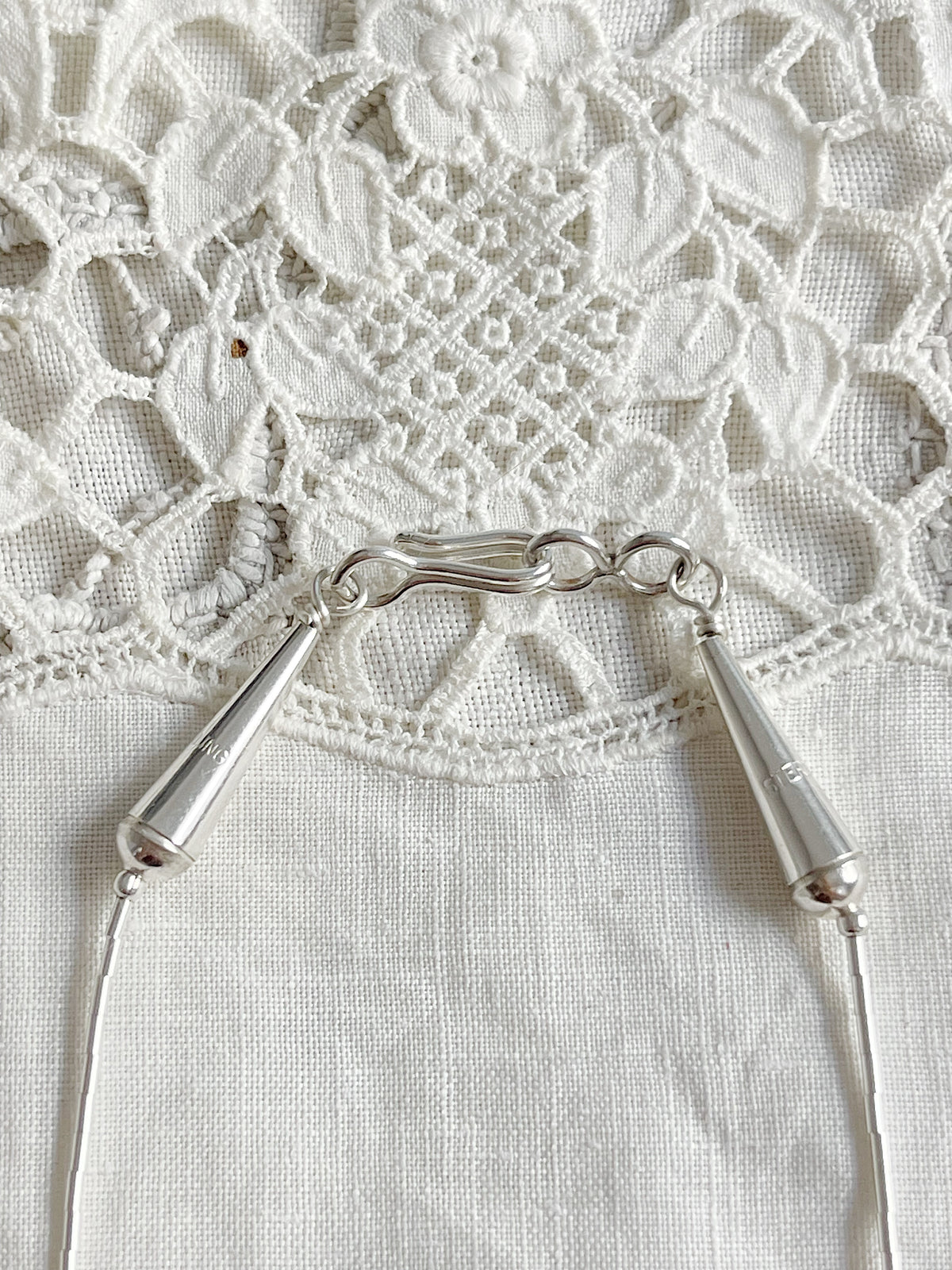 Zuni Silver Animal Fetishes Necklace (Medium)