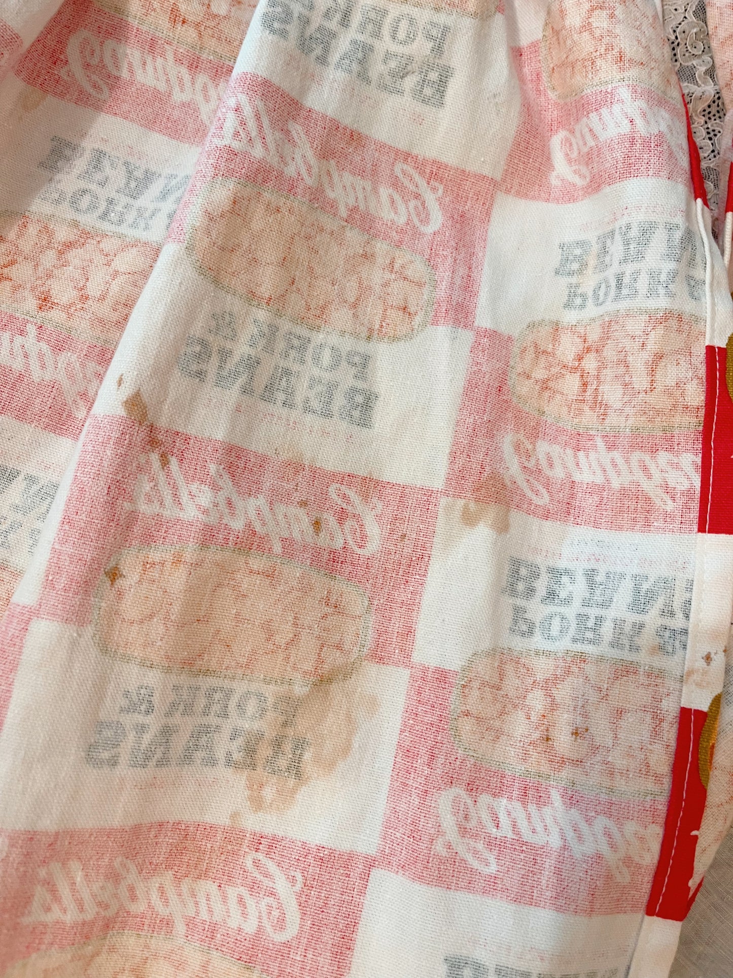 Vintage Campbell Cotton Apron