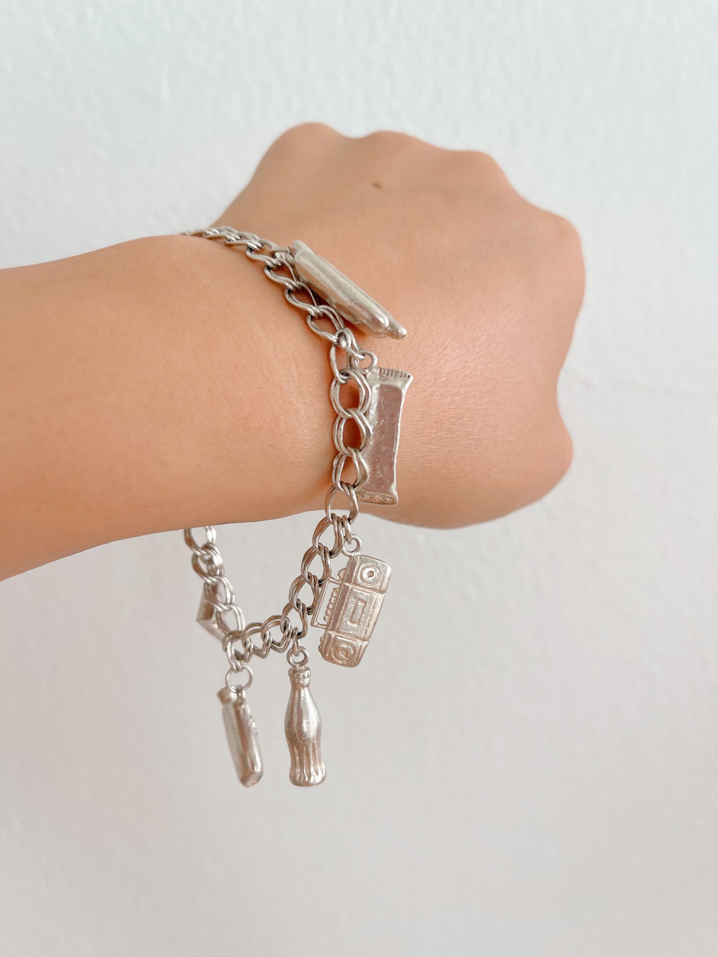 Vintage New York Motif Charms Bracelet