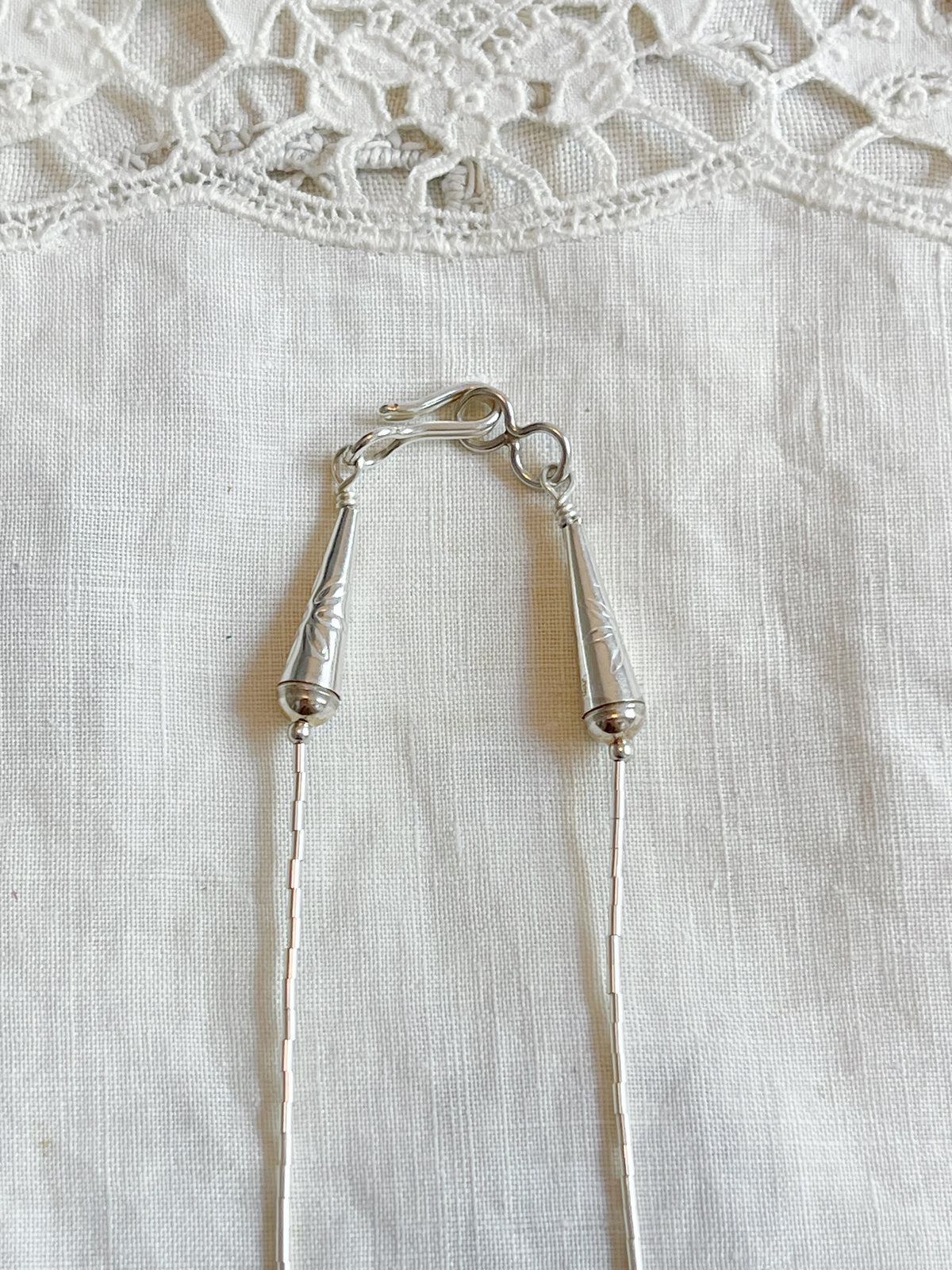Zuni Silver Animal Fetishes Necklace (Short)