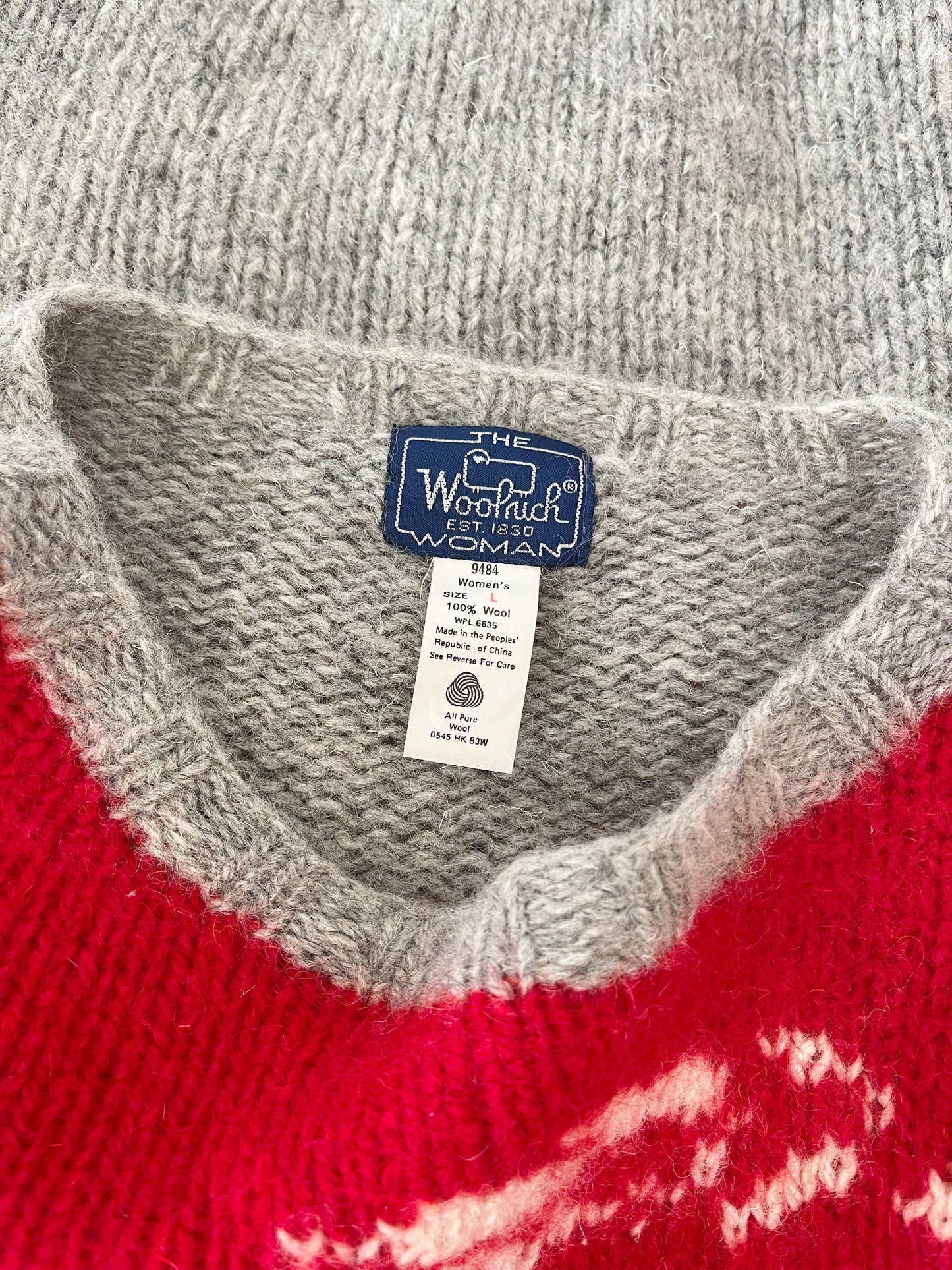 Vintage Wool Panda Sweater