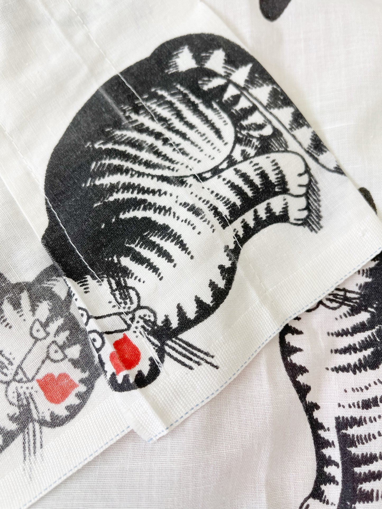 Vintage Kliban Cat Sheets Curtains