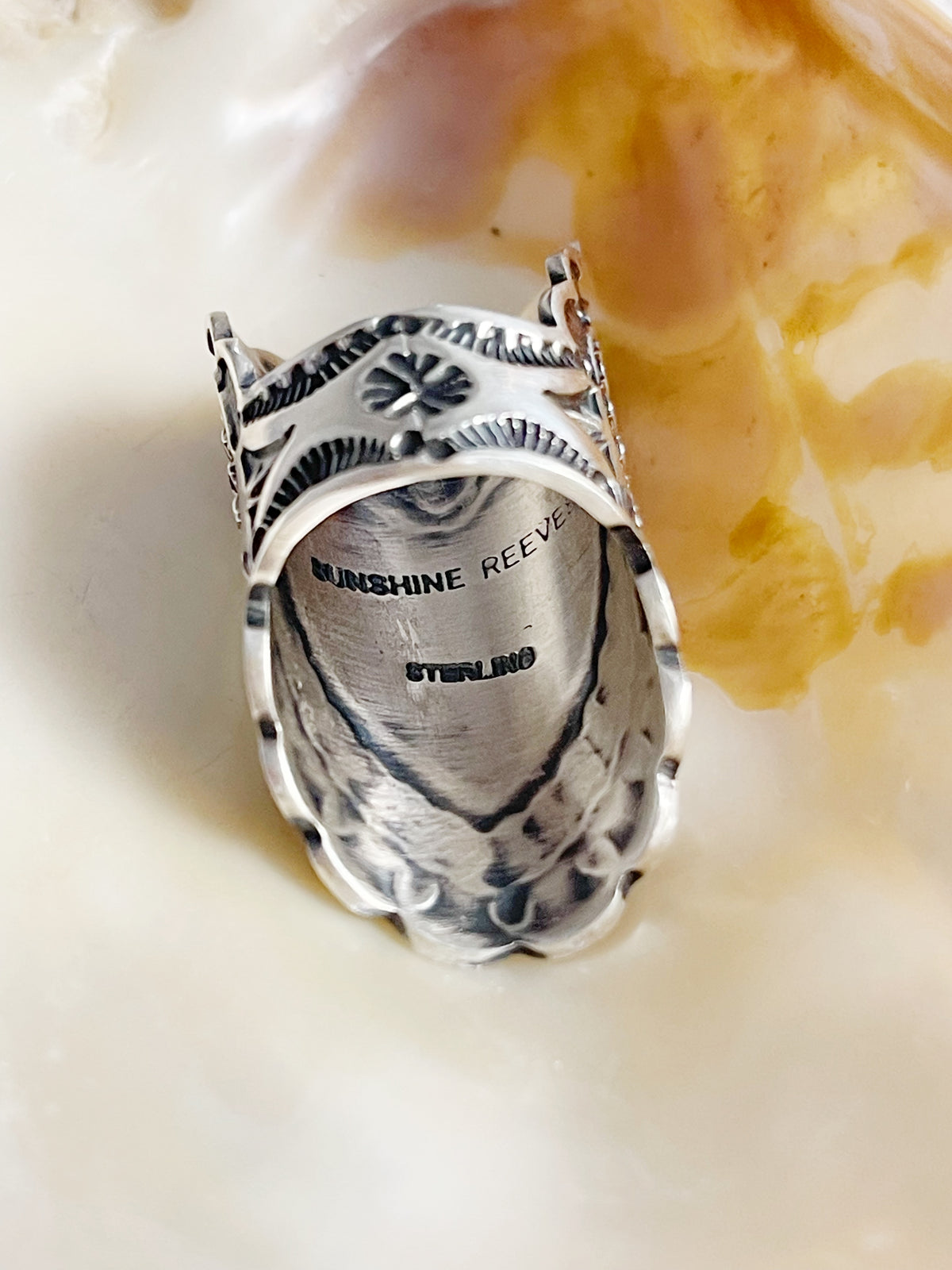 Sunshine Reeves Big Heart Band Ring