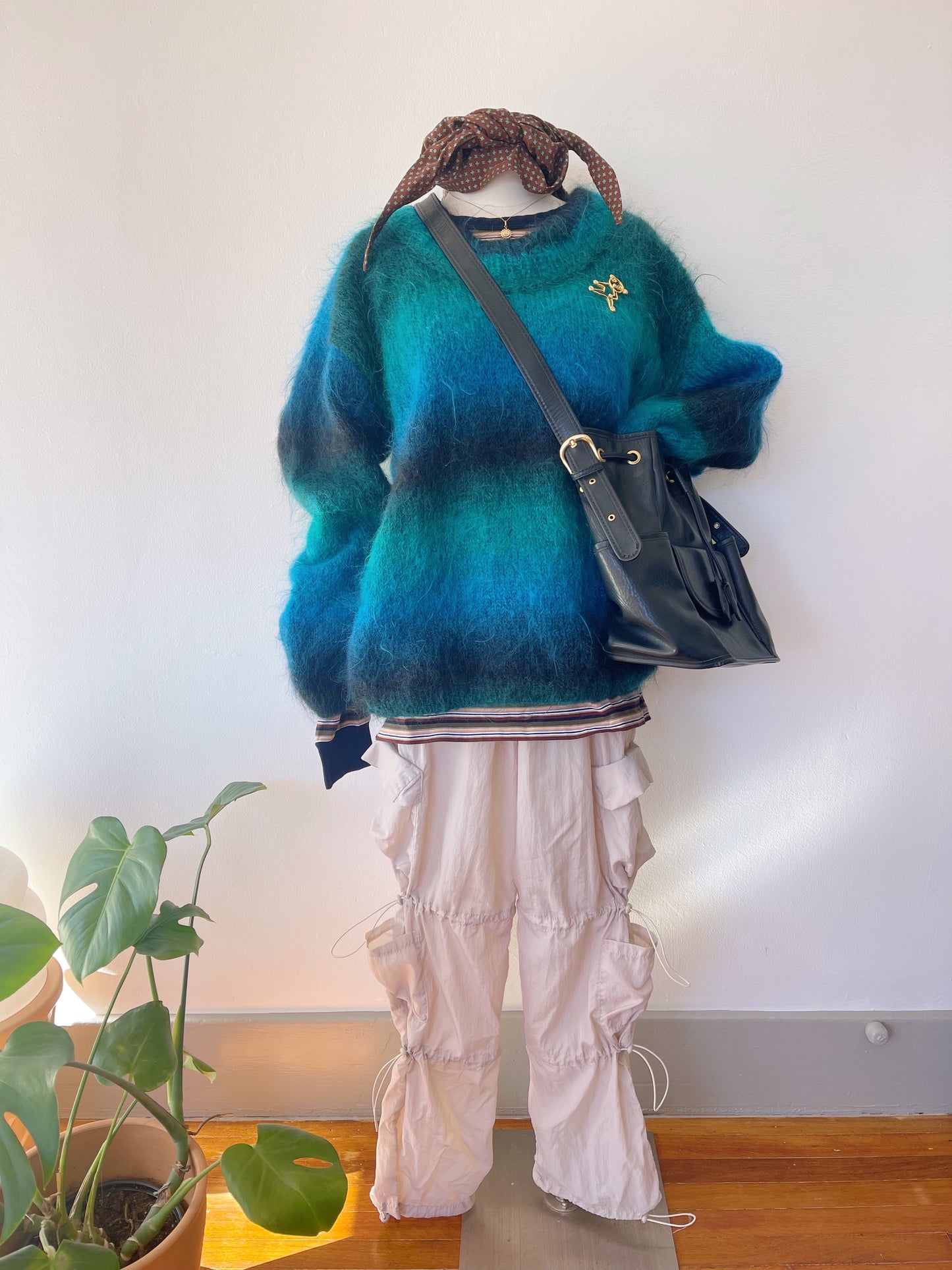 Off-White Colored Nylon Pants