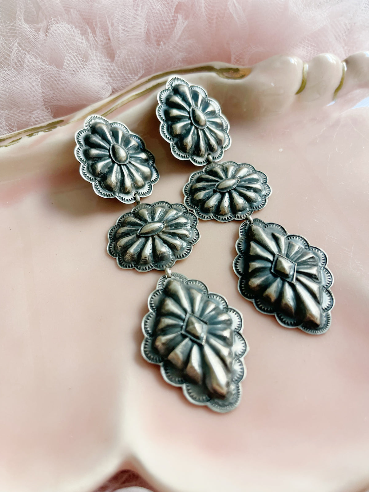 Navajo Long Style Concho Pierce