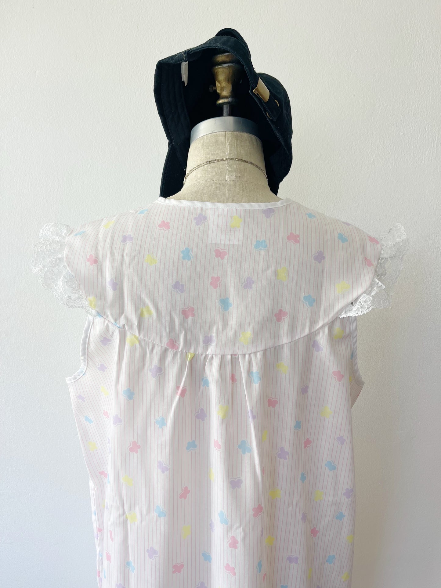 Cotton Butterfly Printed Long Dress
