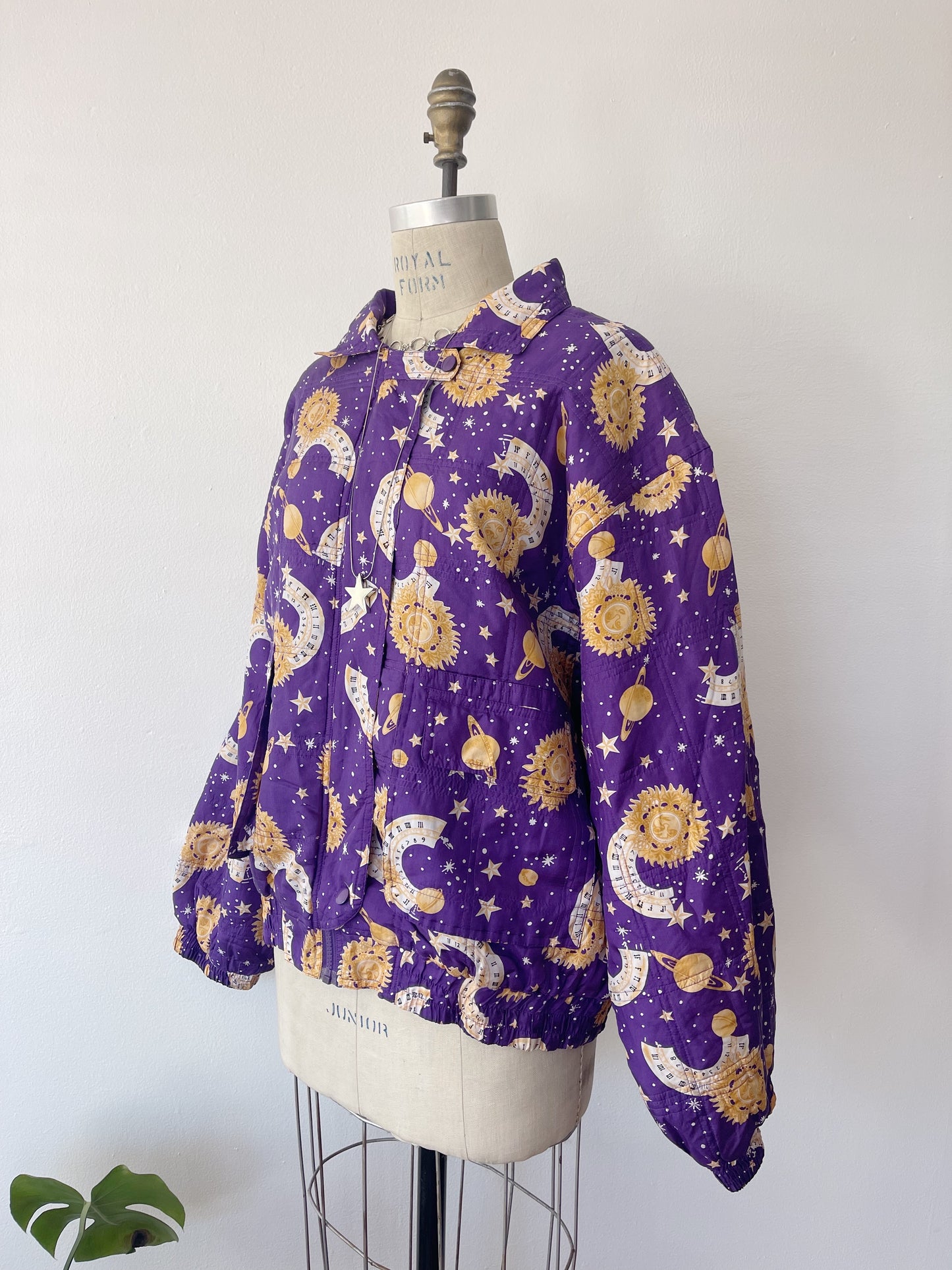 1990s Moon and Sun Silk Blouson