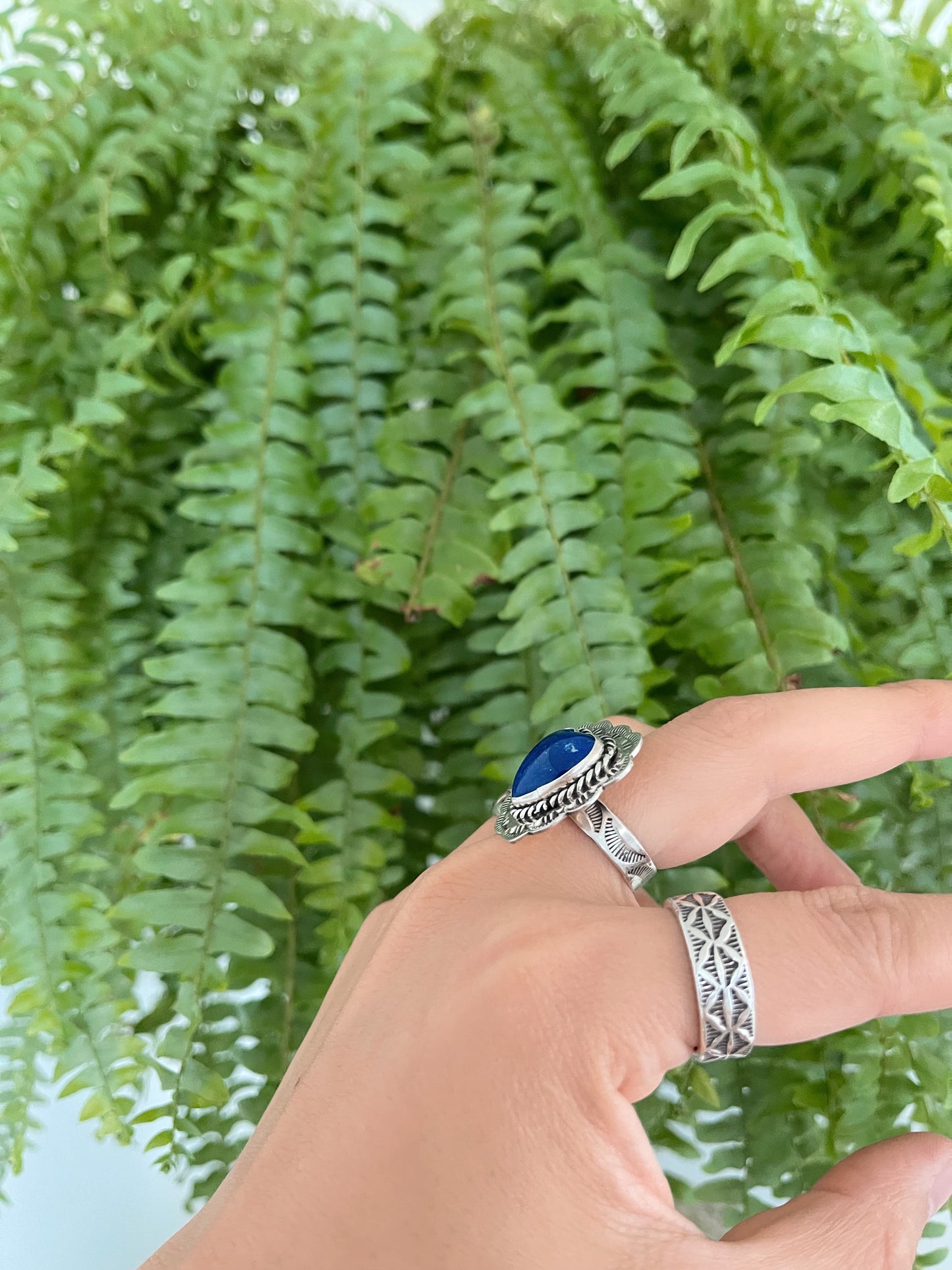 Arnold Goodluck Lapis Lazuli Heart Ring.