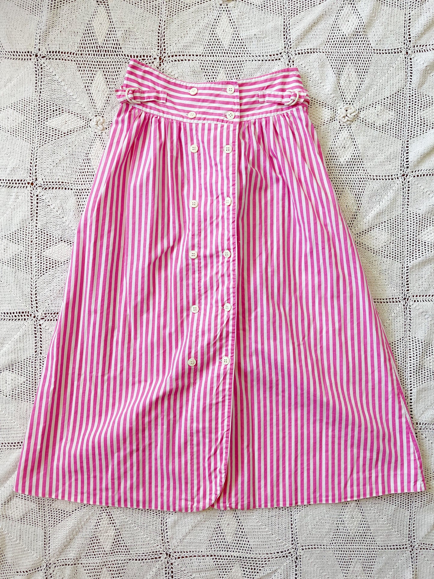 1980s Made in Germany Pink Striped Shirt