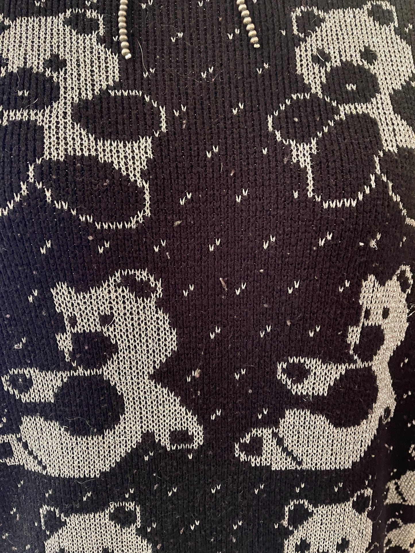 1980s Lame Bears Knit Sweater