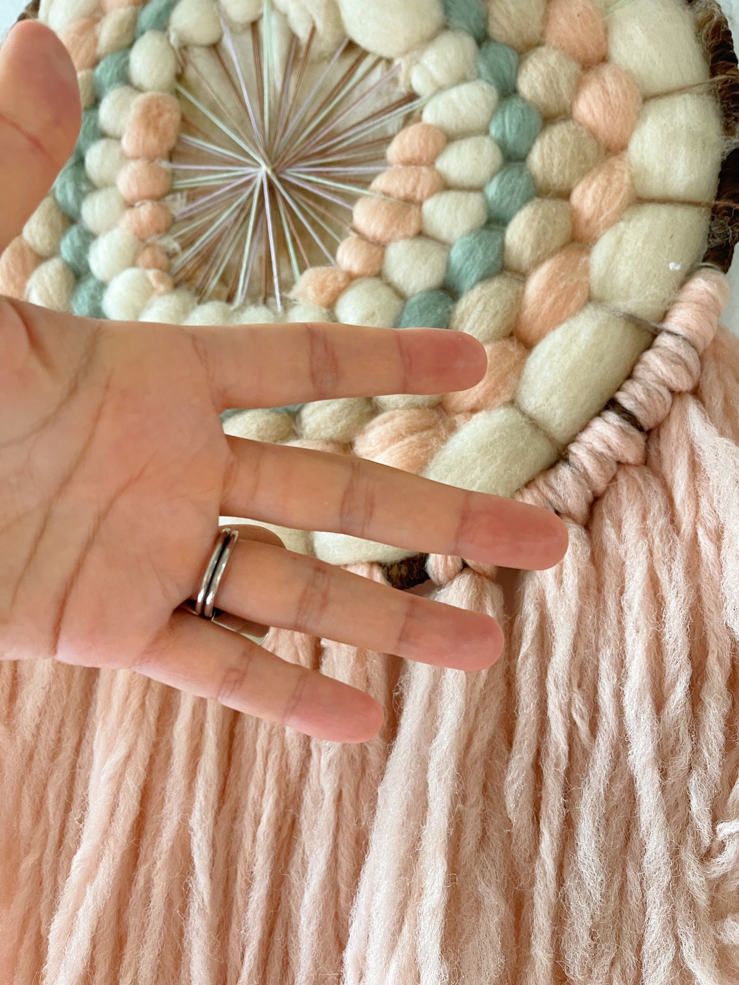 Navajo Spiny Oyster Large Heart Ring.