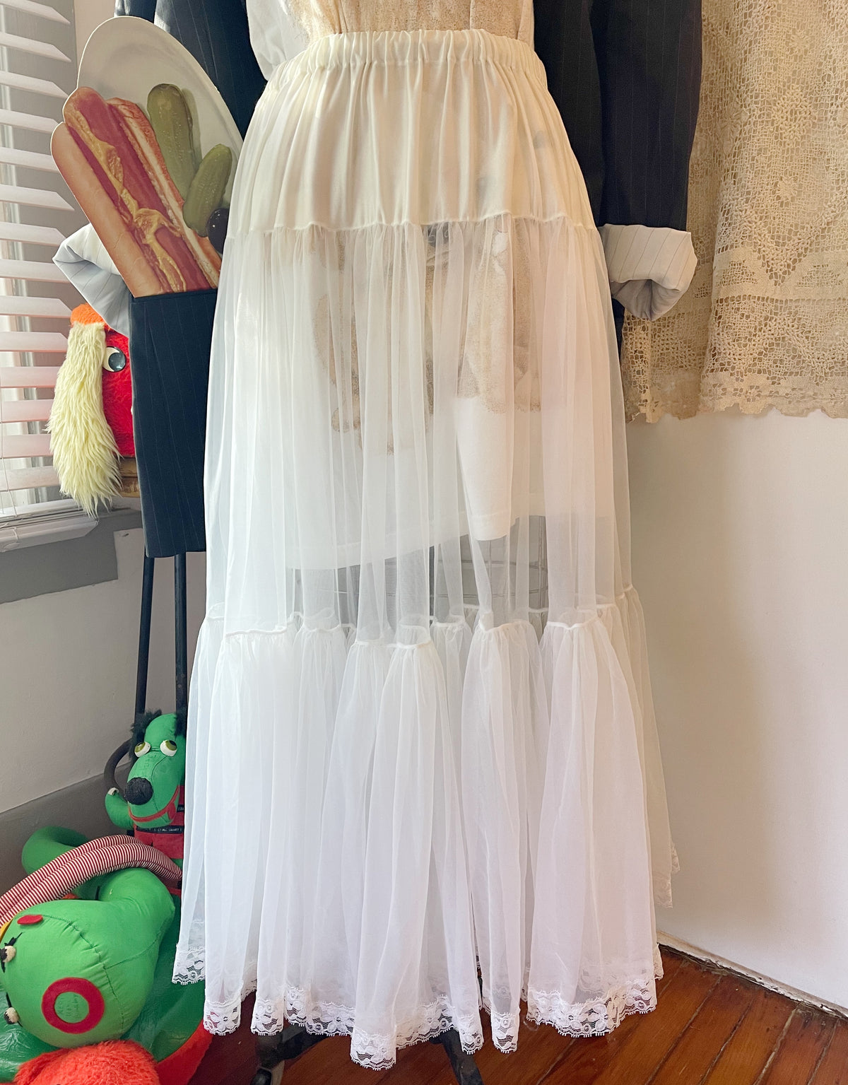 1980s Sheer Long Tutu Skirts