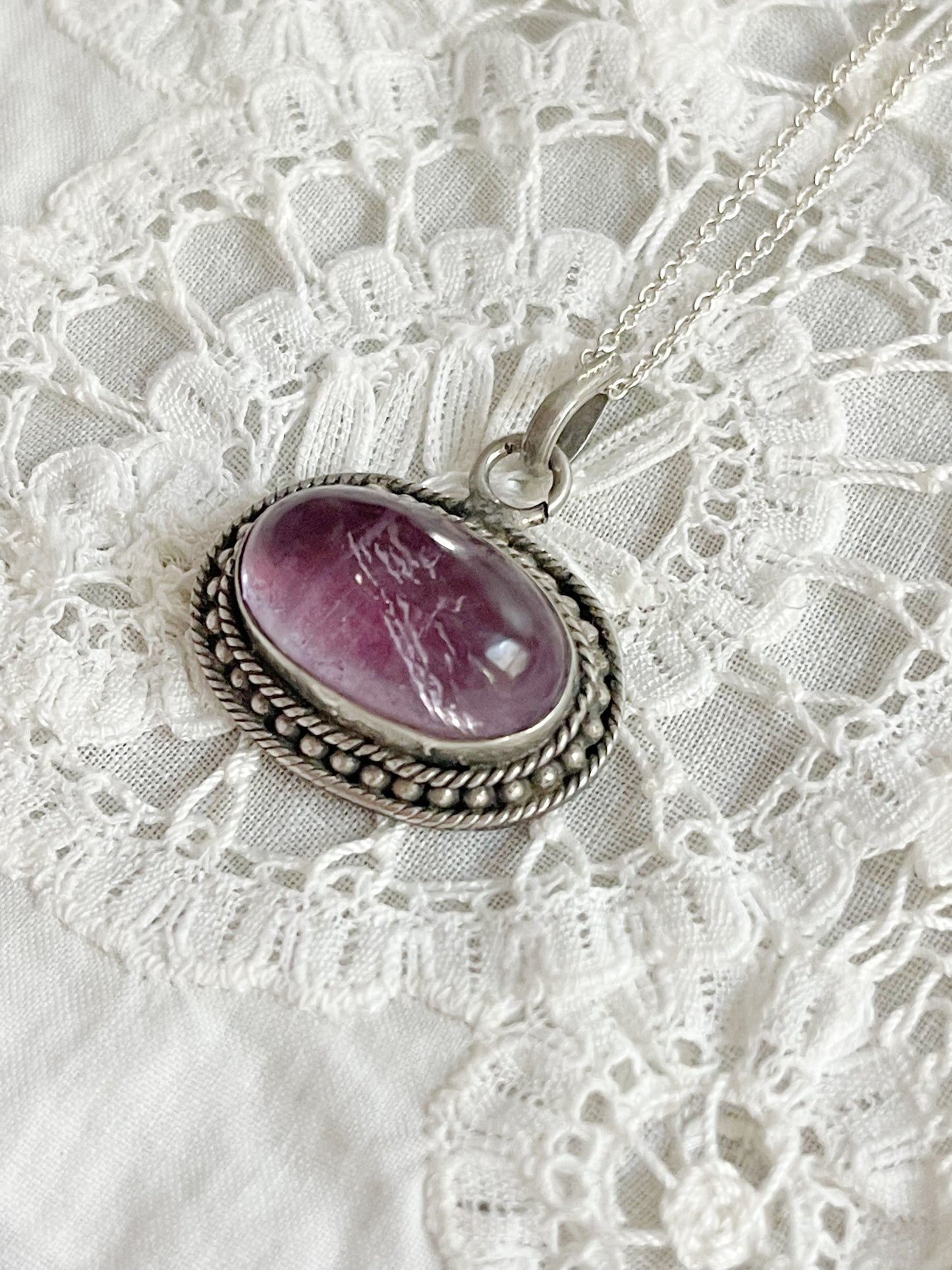 Vintage Amethyst Necklace