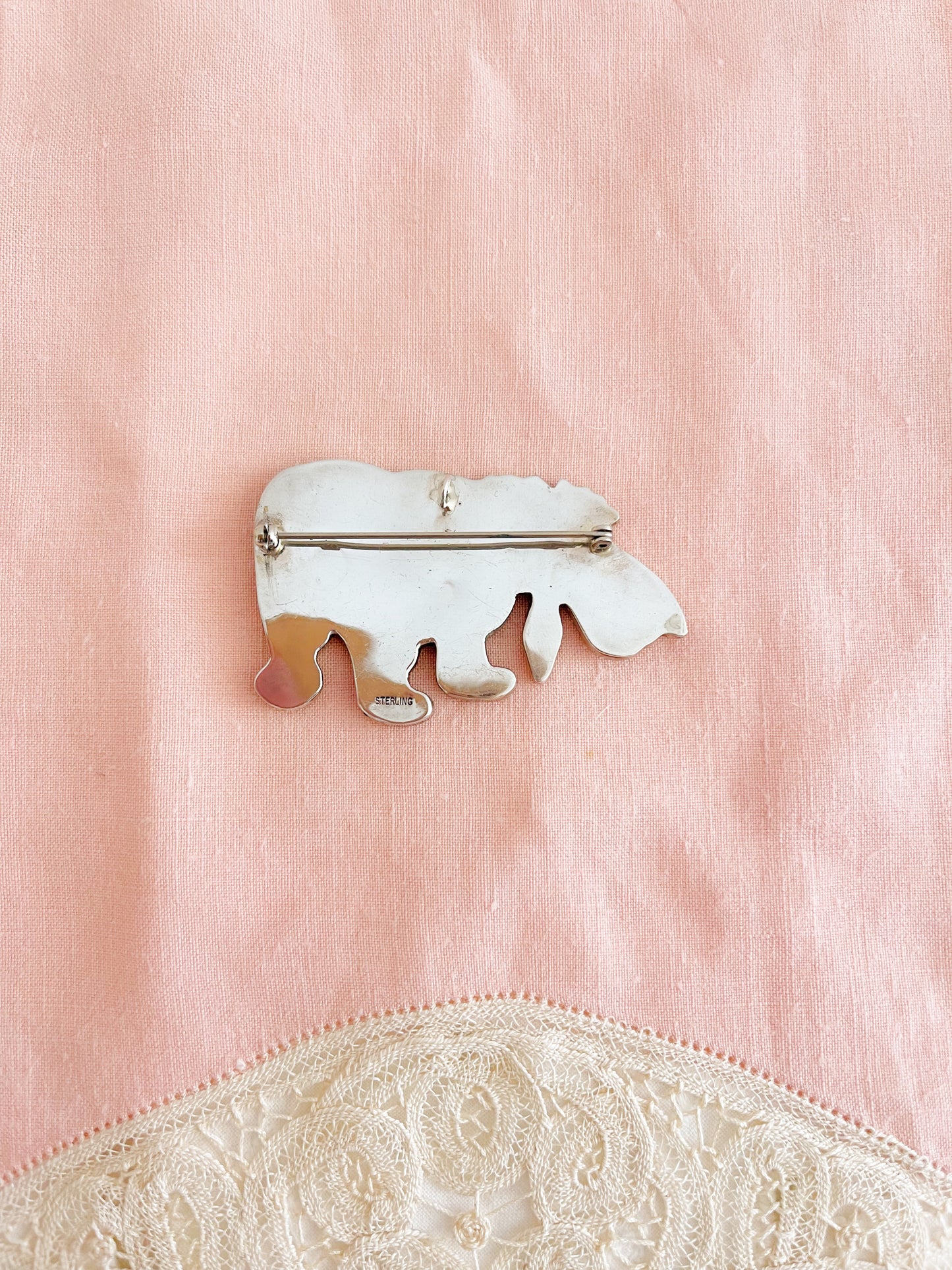 Andrea Lonjose Eeyore Pin Brooch & Pendant Top.