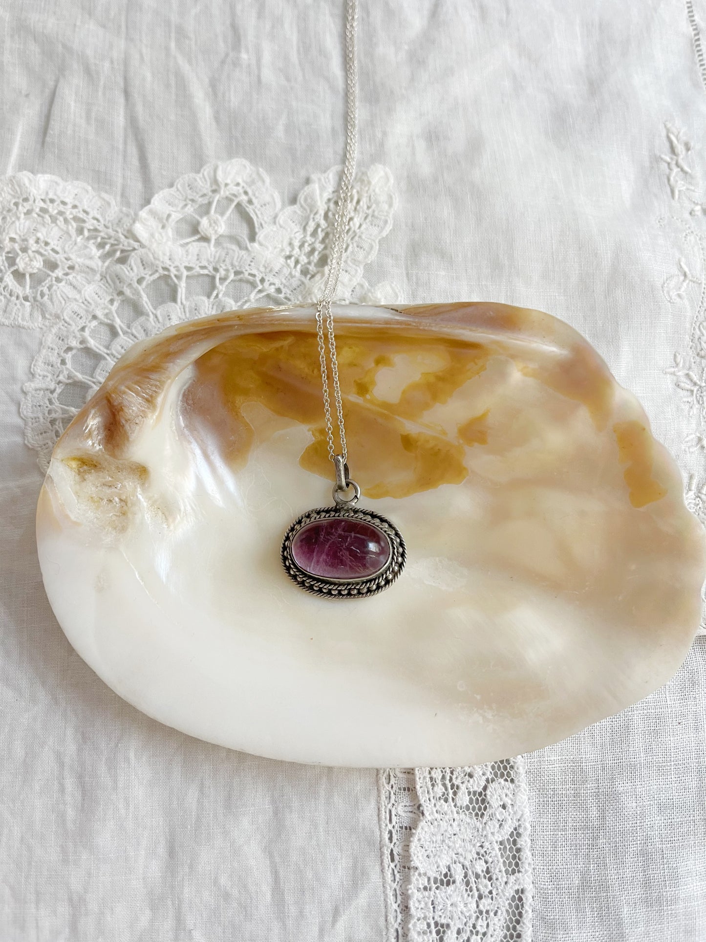 Vintage Amethyst Necklace