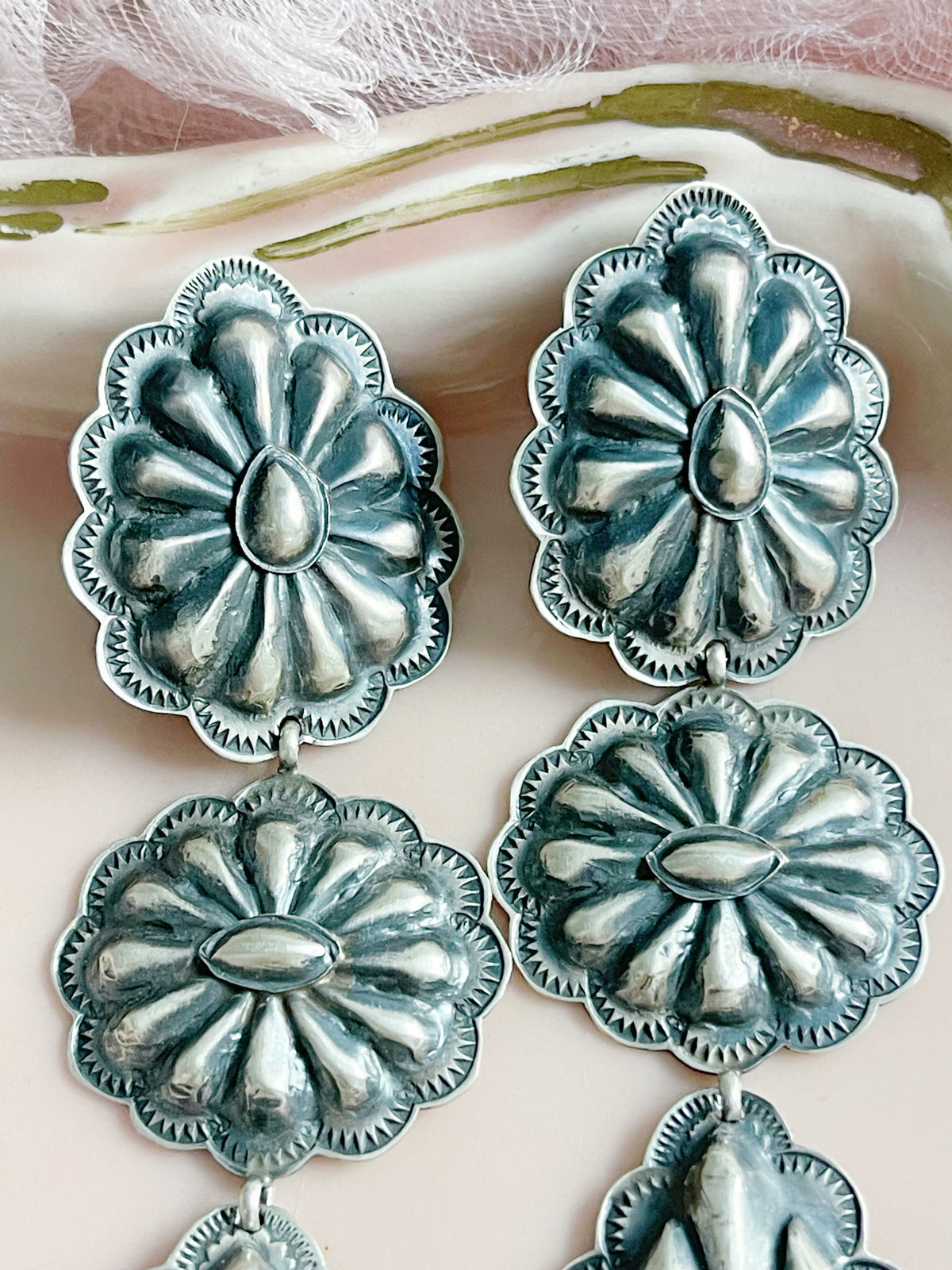 Navajo Long Style Concho Pierce