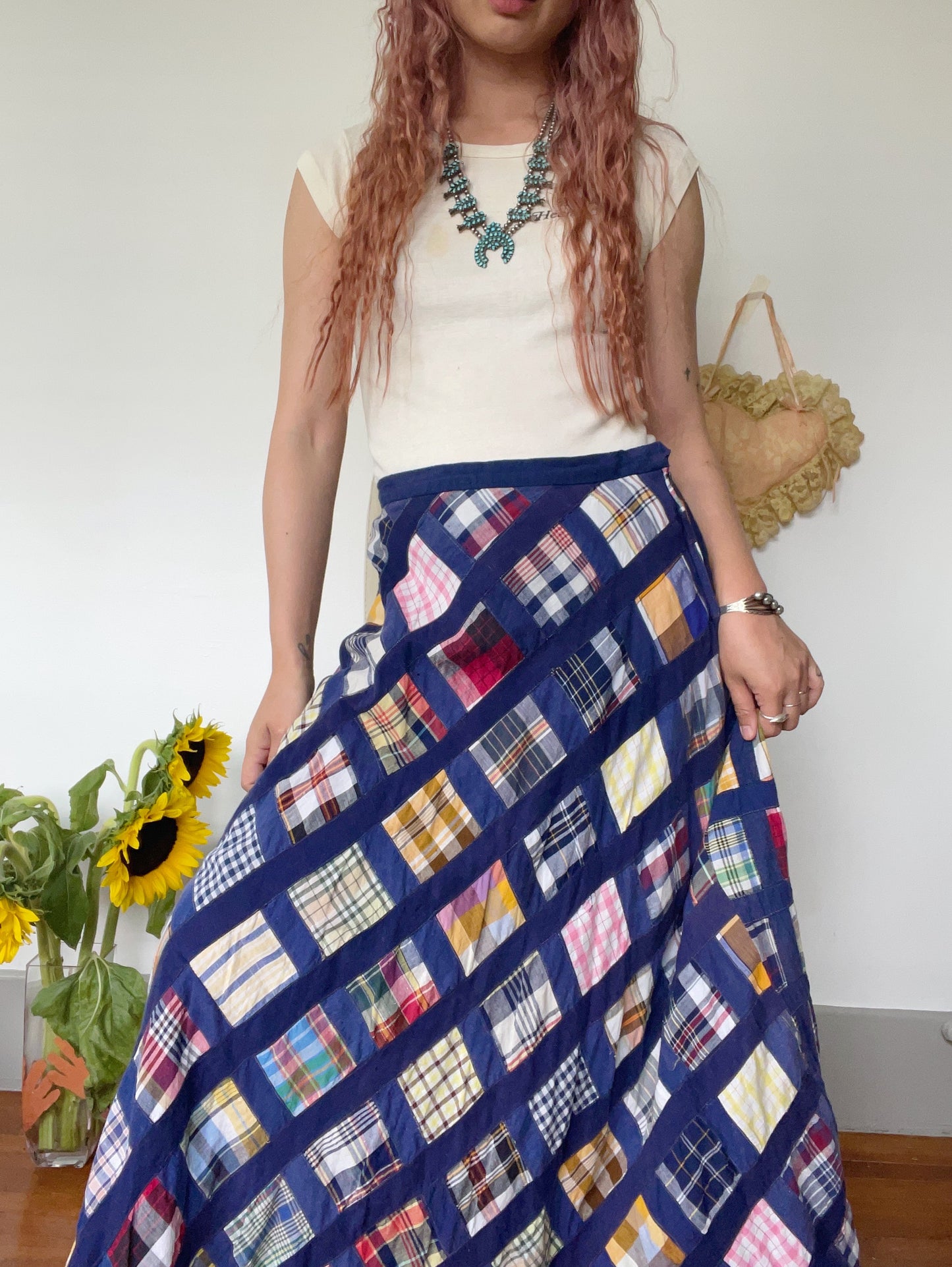 Vintage Patchworks Maxi Skirt