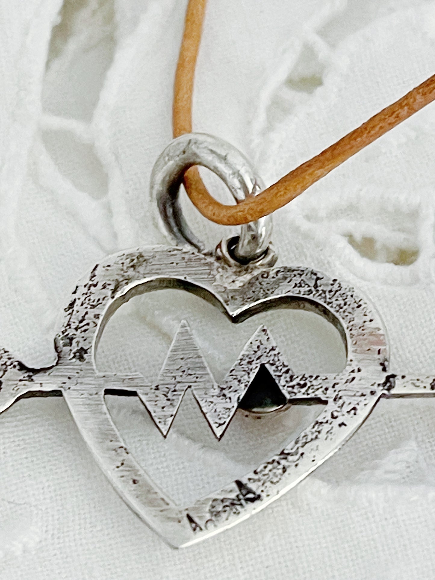 Aaron Anderson Heart Arrow Necklace.