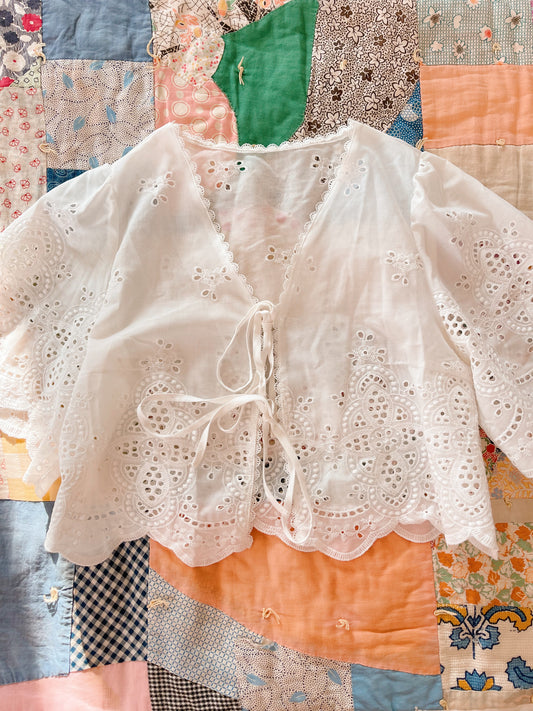 Front Ribbon Blouse