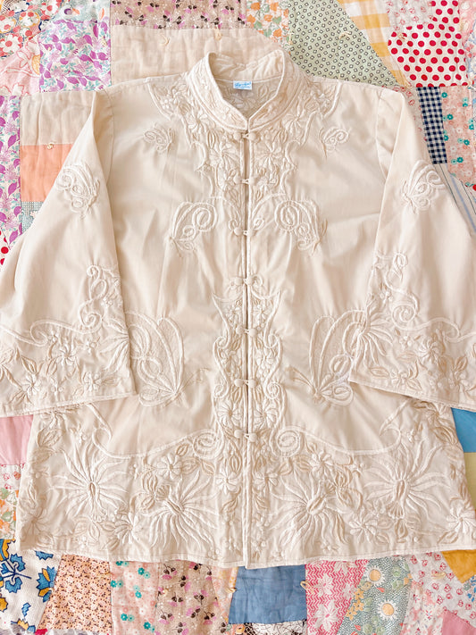Vintage Joycelyn’s Butterfly Mandarin Jacket