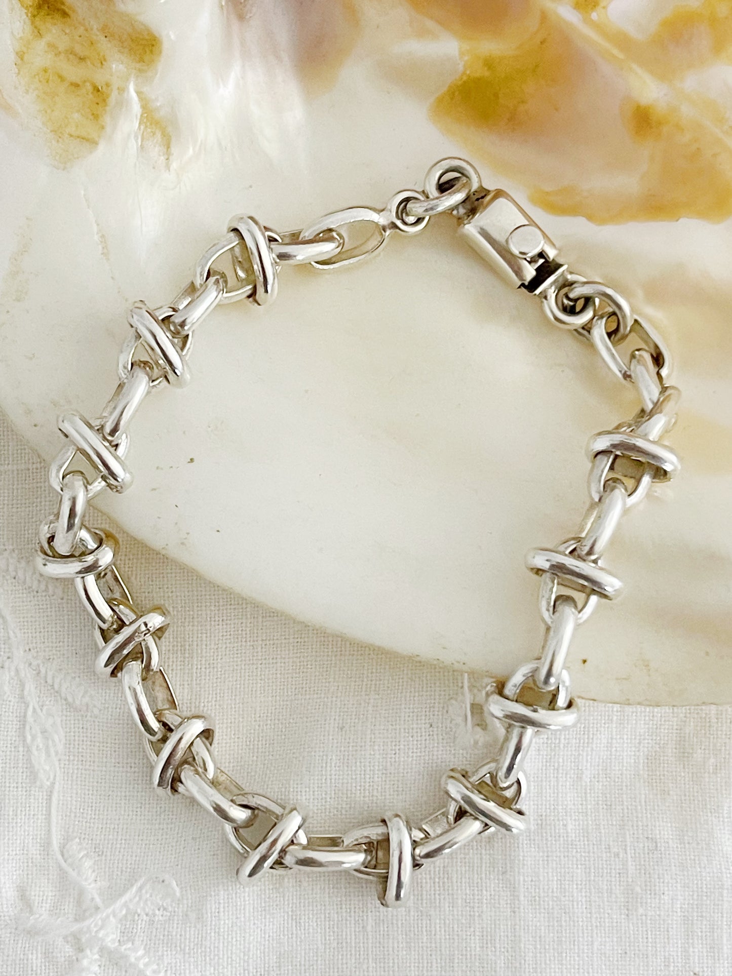 1980’s Chain Silver Bracelet.