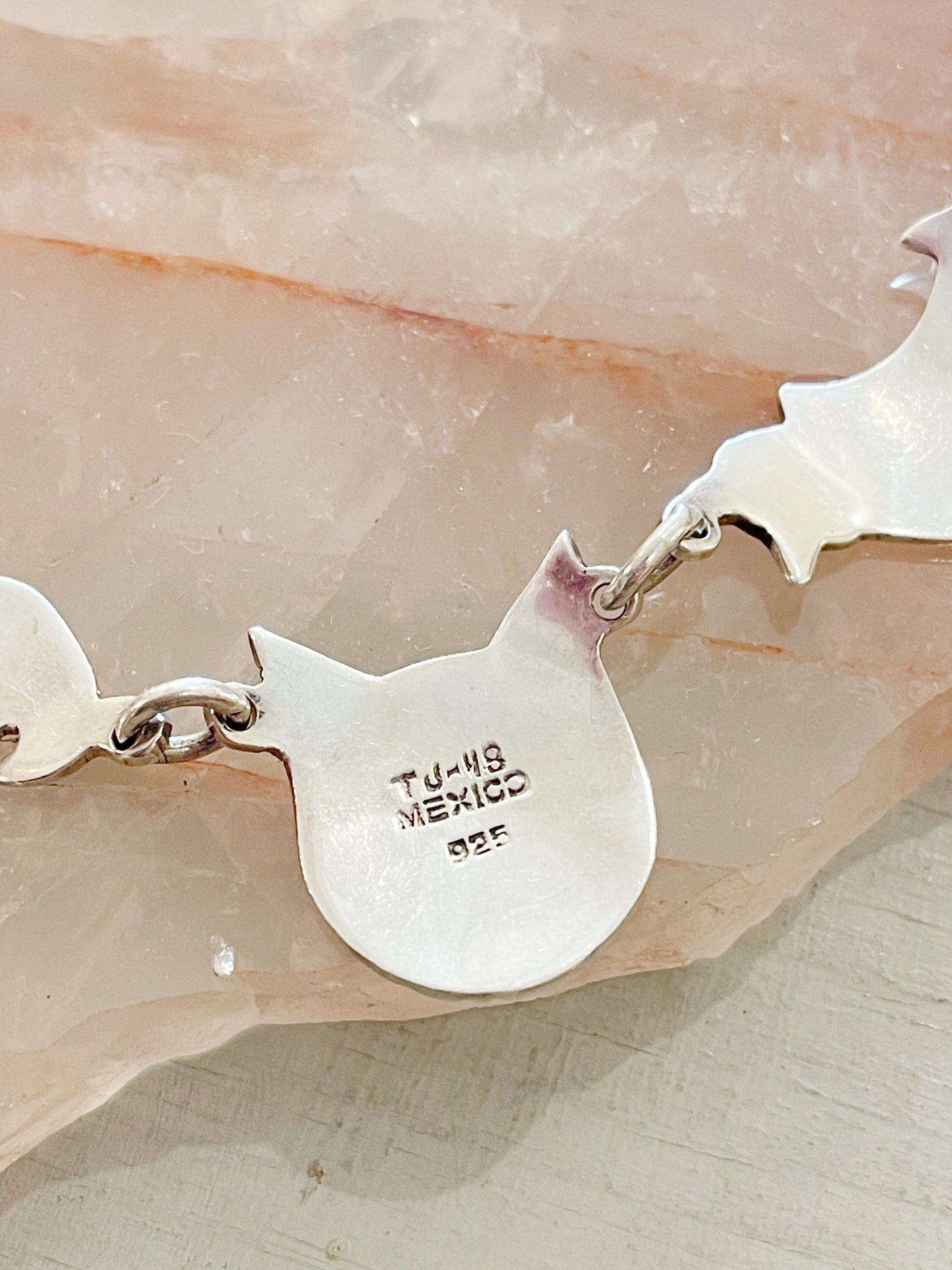 1990‘s Cats Sterling Silver Bracelet