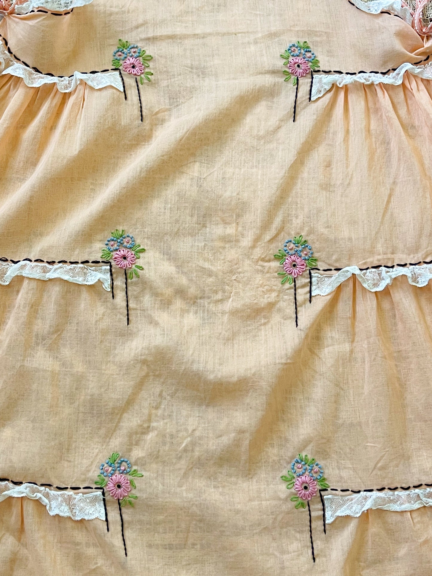 Vintage Embroidered Apron