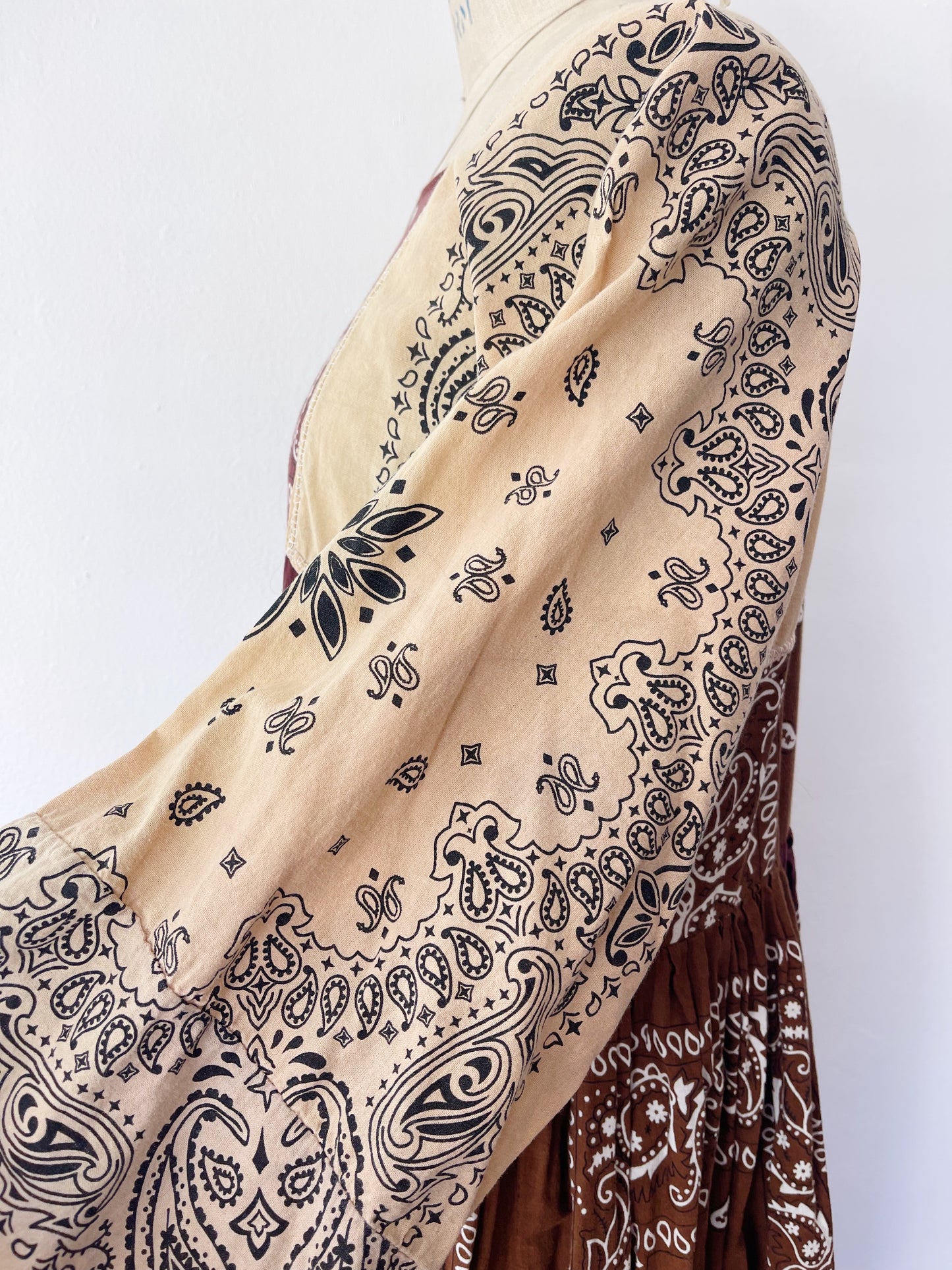 Vintage Bandana Long Dress
