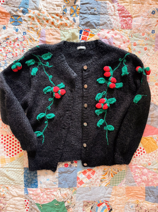 1980s Strawberry’s Mohair Cardigan.