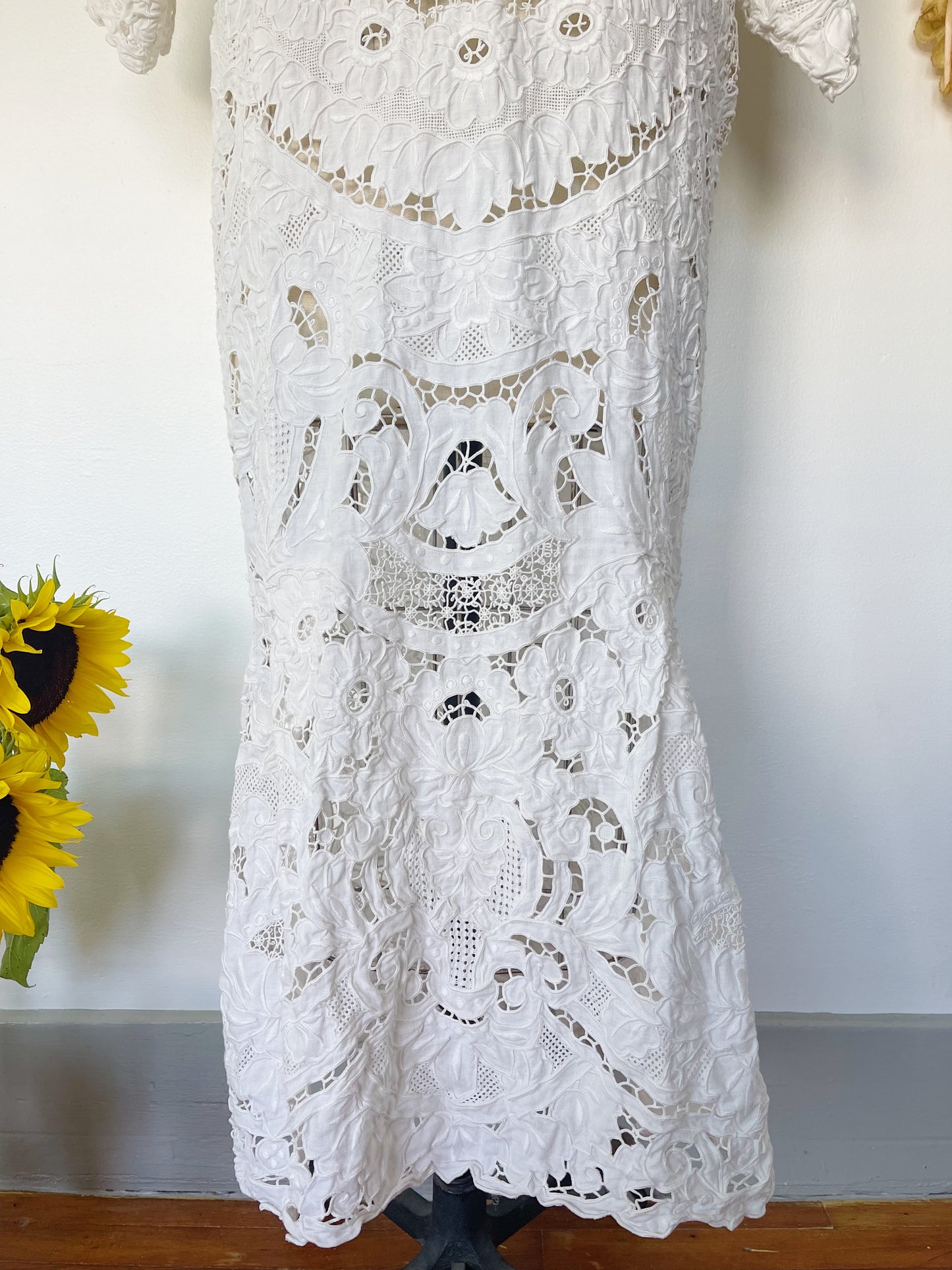 Vintage Cotton Tablecloth Dress